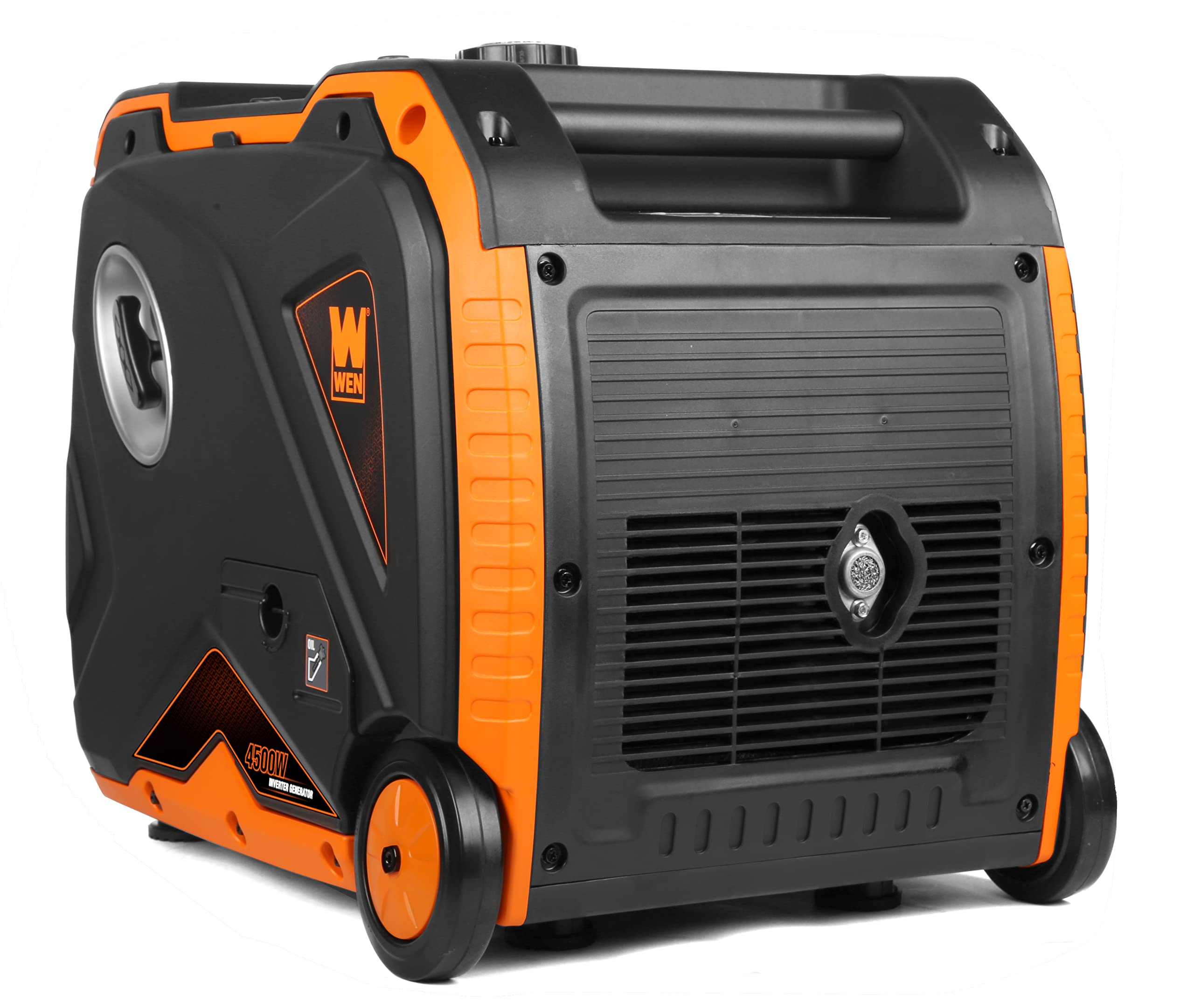 Wen Df451I Super Quiet 4500 Watt Electric Start Dual Fuel Rv Ready Portable Inverter Generator With Fuel Shut Off