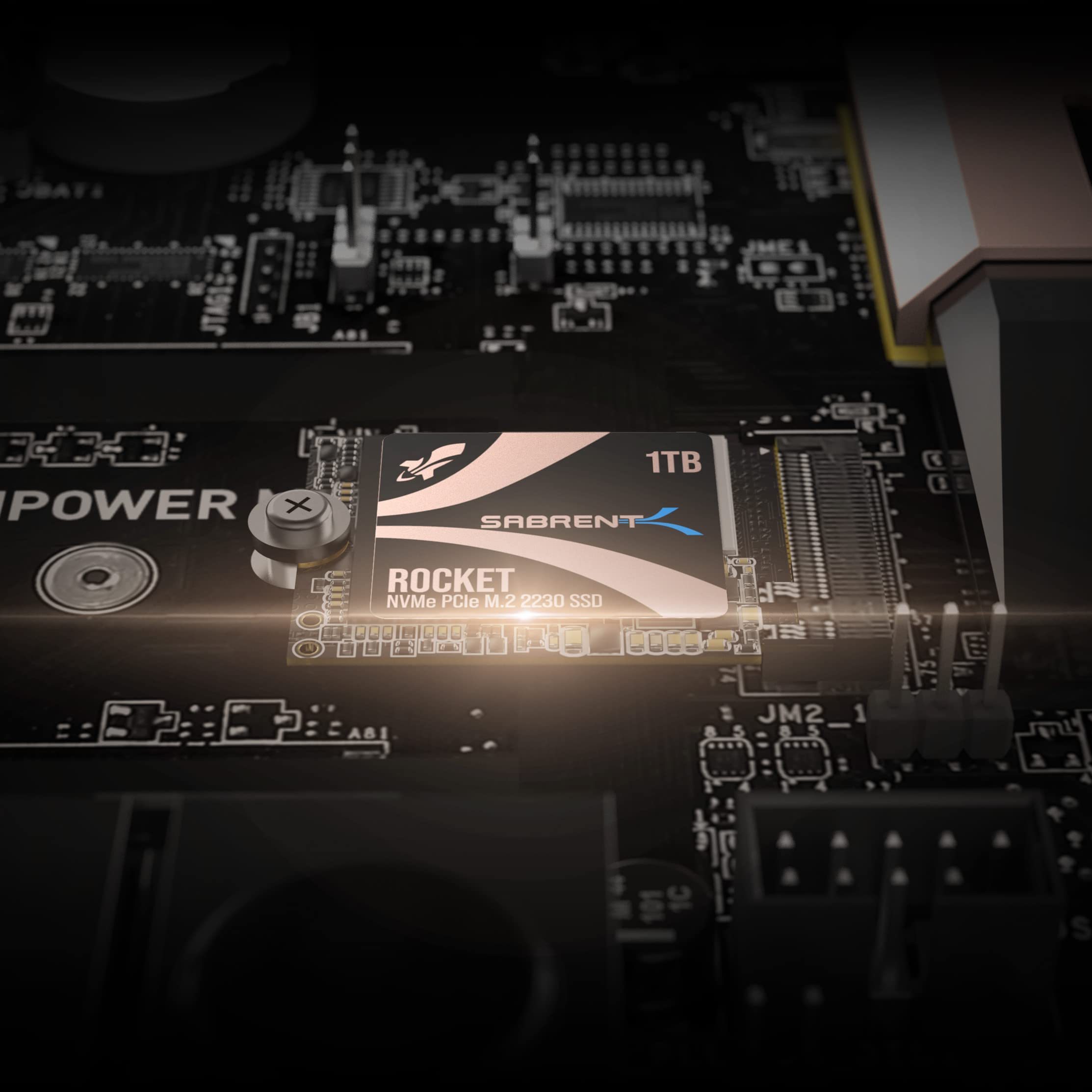 Sabrent Rocket 2230 1Tb Nvme Ssd - Pcie Gen4 M.2 2230 Internal Ssd For Steam Deck, Surface Pro, Ultrabook, Htpc - Dram-Less With