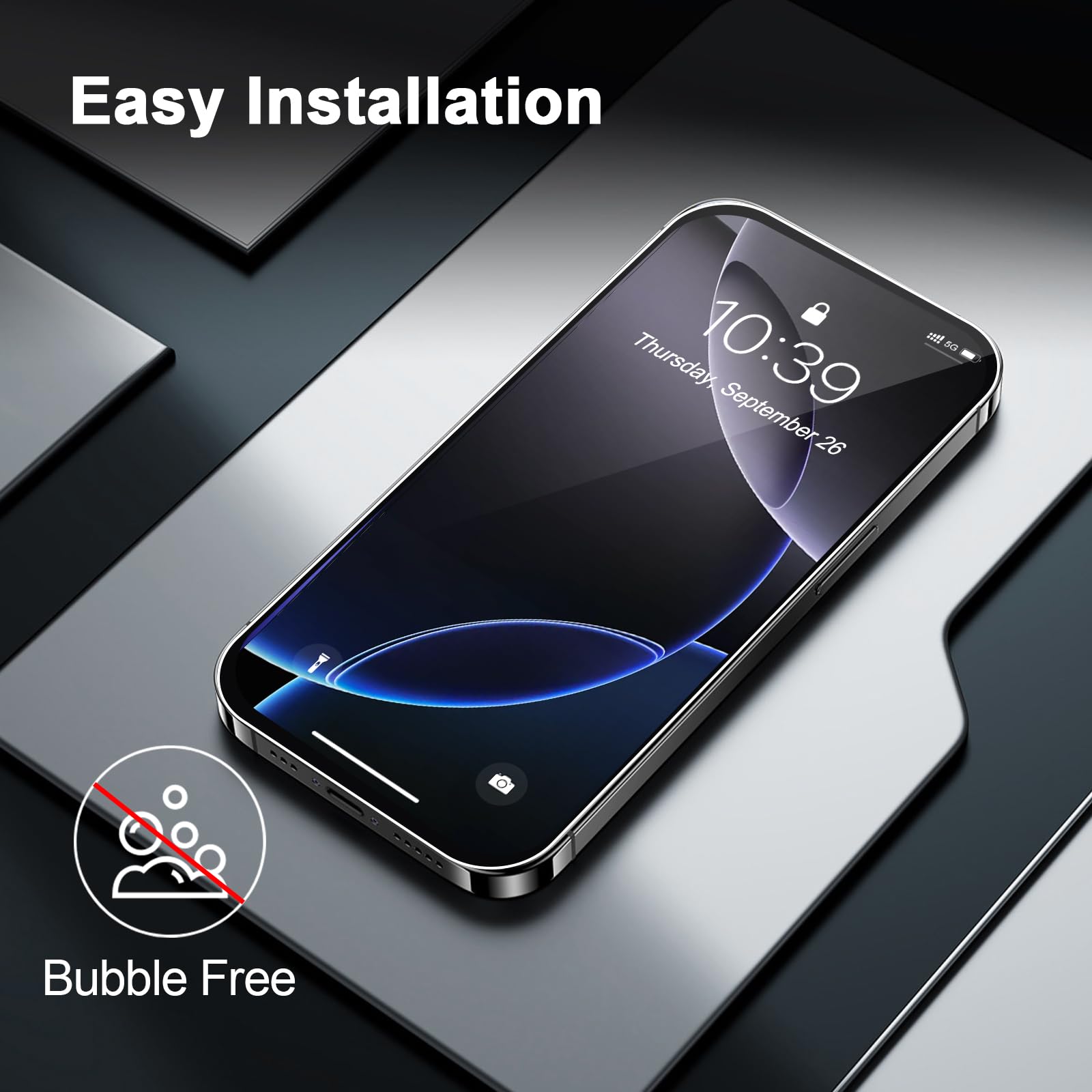 Avoar [3+3 Pack Glass Screen Protector For Iphone 16 Pro Max With Camera Lens Protector, 6.9 Inch Hd Clear Tempered Glass Film F