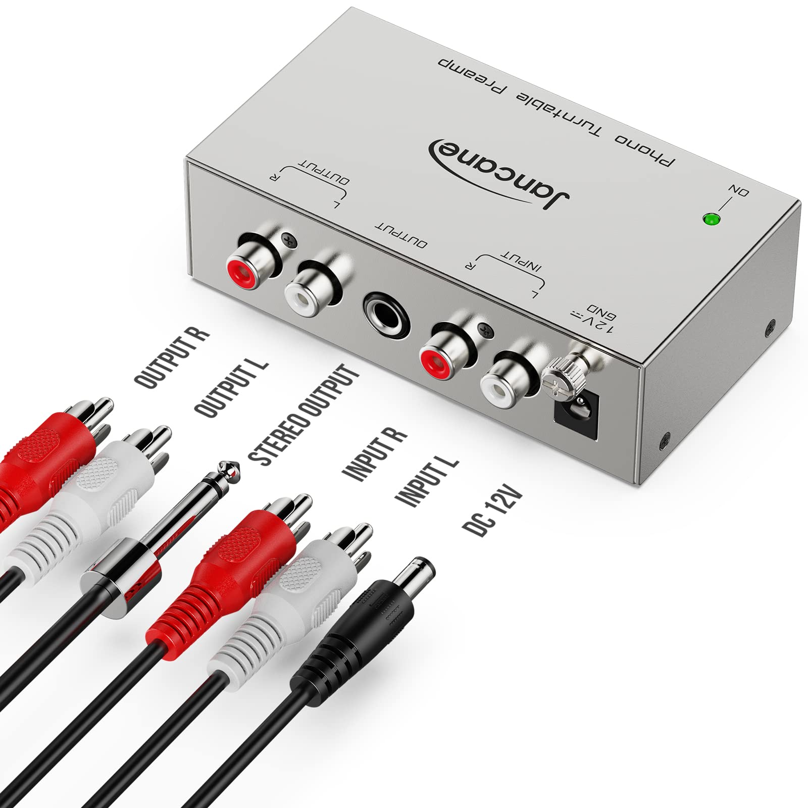 Phono Turntable Preamp, Phono Preamp For Turntable, Record Play, Mini Electronic Audio Stereo Phonograph Preamplifier With Rca I