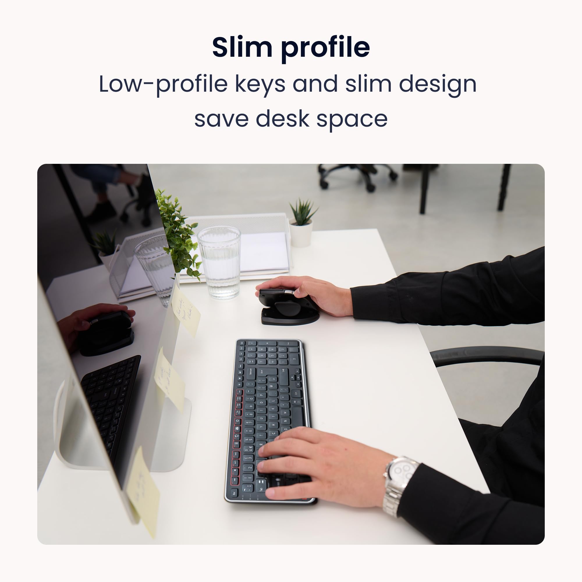 Contour Design Wireless Balance Keyboard: Designed For Rollermouse And Slidermouse - Compact Size, Adjustable Tilt To Support Wr