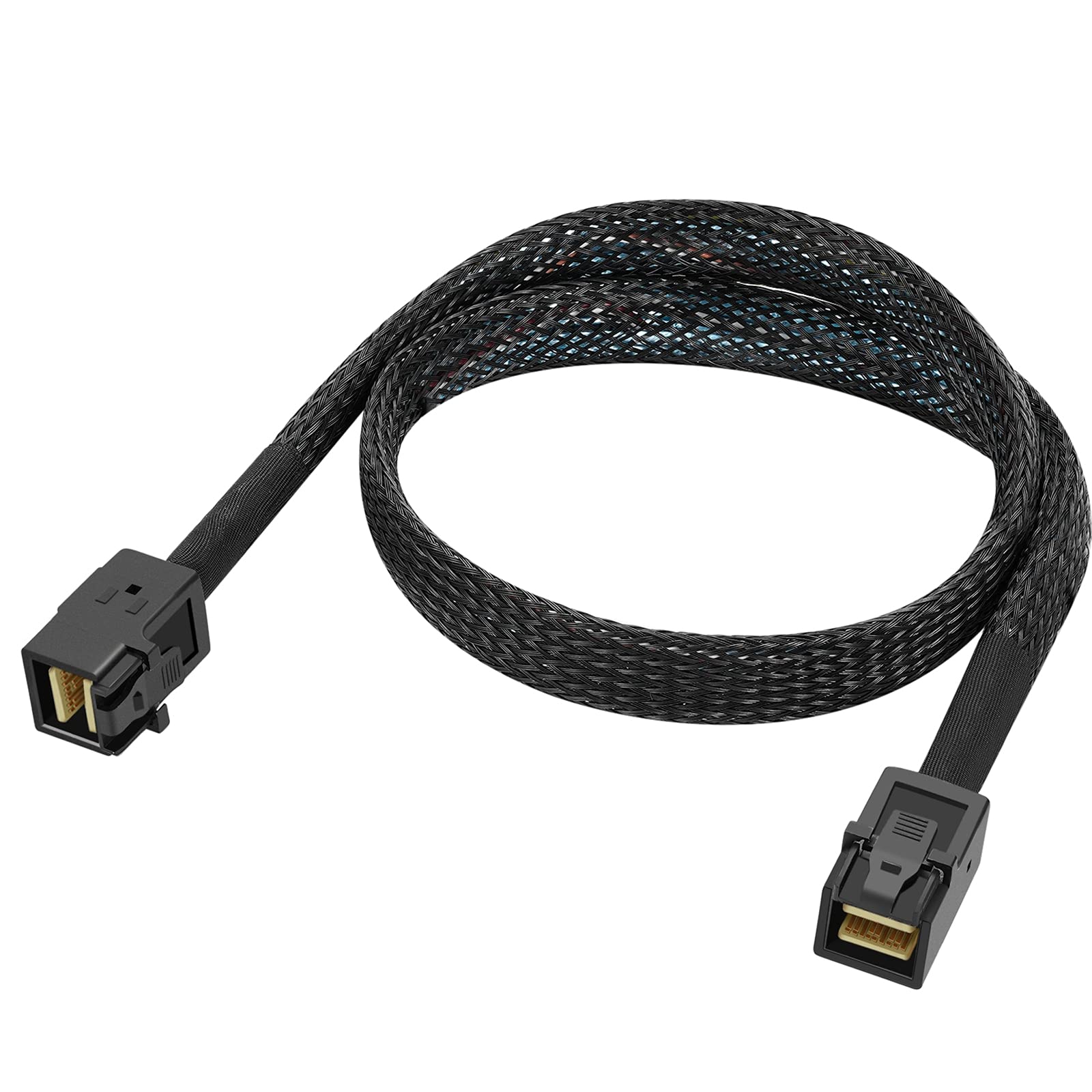 Twozoh Internal Mini Sas Hd Sff 8643 To Sff 8643 Cable (1.6Ft/0.5M)
