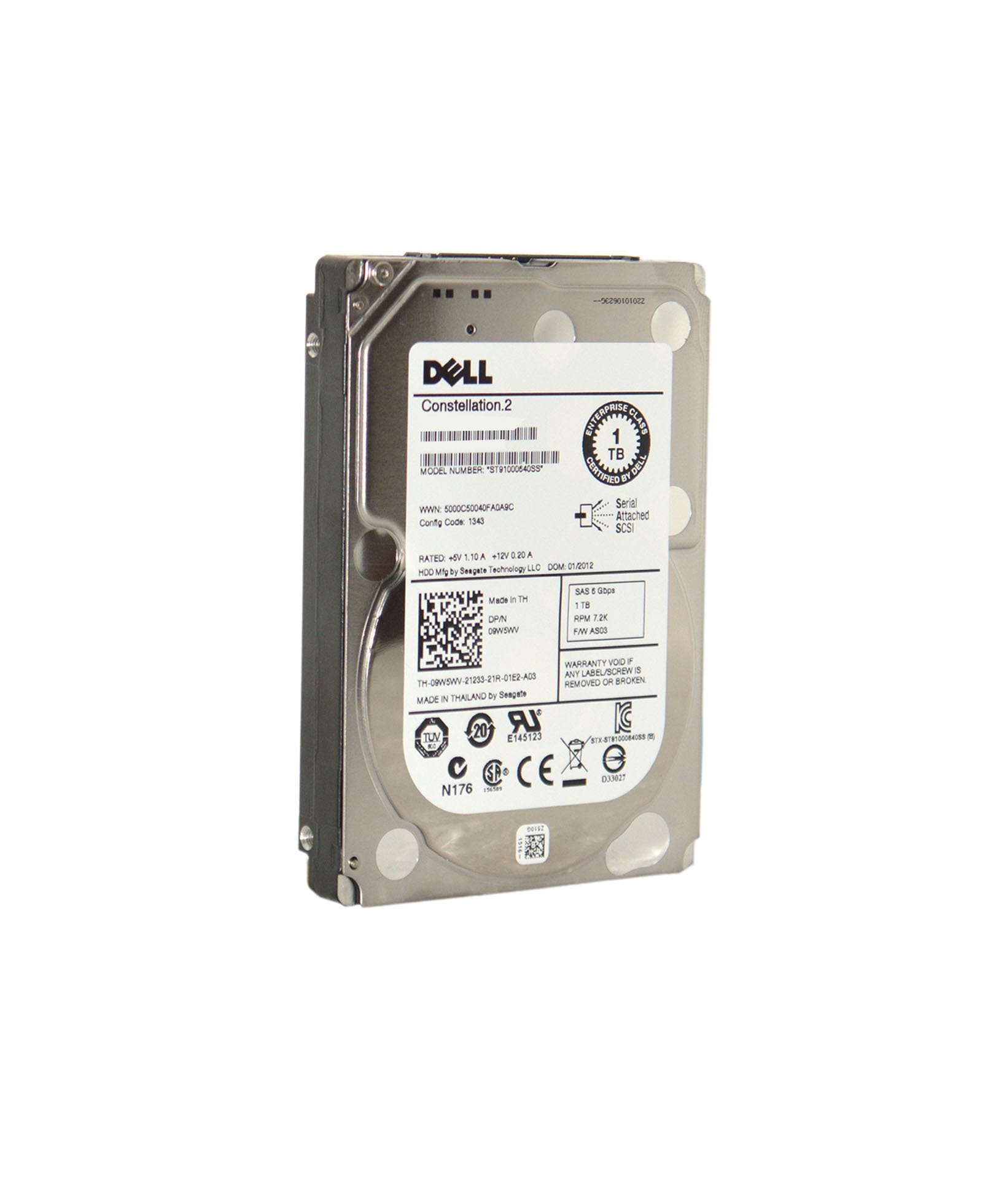 Seagate Constellation.2 Hdd St91000640Ss 1Tb 7200 Rpm 64Mb Cache 2.5'' Sas 6Gb/S Internal Enterprise Hard Drive