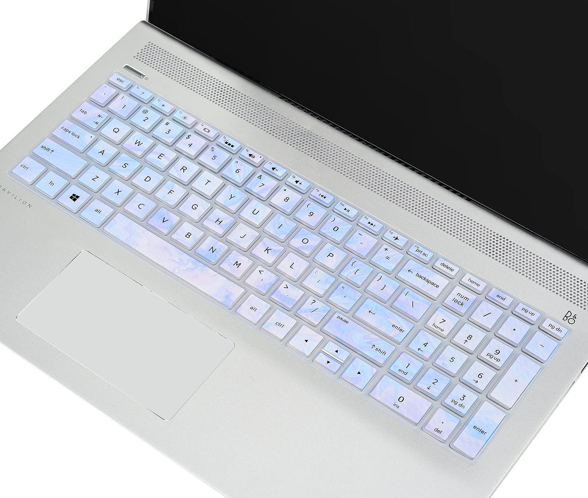 Keyboard Protector Skin Cover Compatible Hp Pavilion 15.6'' Series/Hp 15.6'' Touchscreen Laptop 15-Bs020Wm/Hp Pavilion X360 15.6