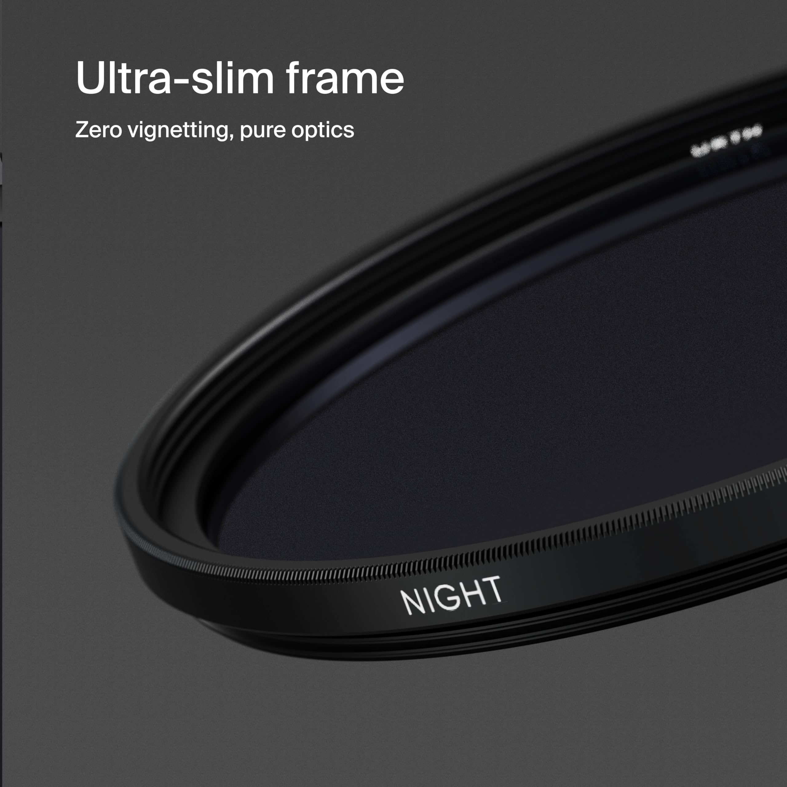 Urth 39mm Neutral Night Lens Filter Plus+ 20-Layer Nano-Coated Neodymium Light Pollution Reduction Black
