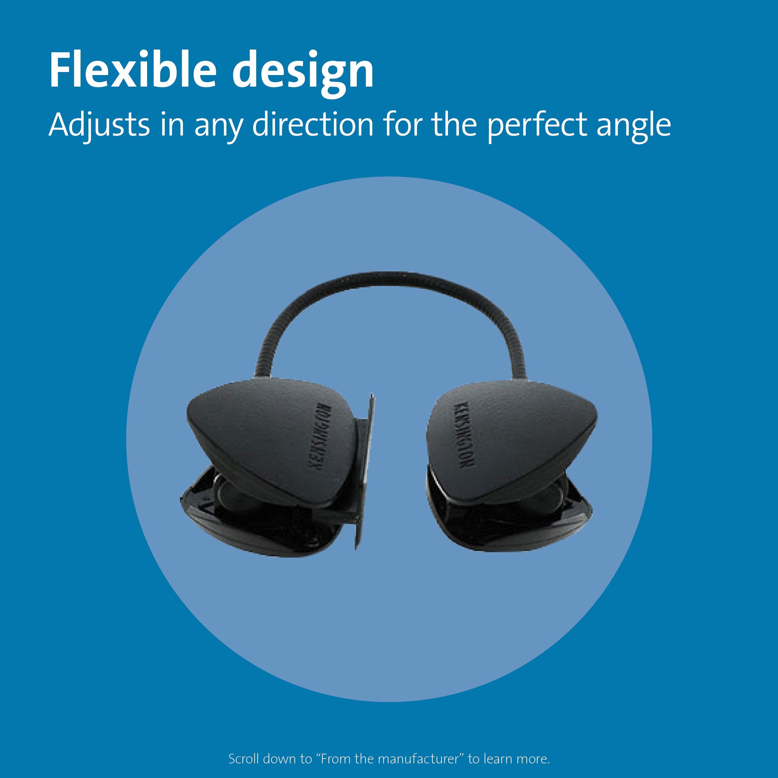 Kensington Flex Clip Copyholder (K62081Bf), Black