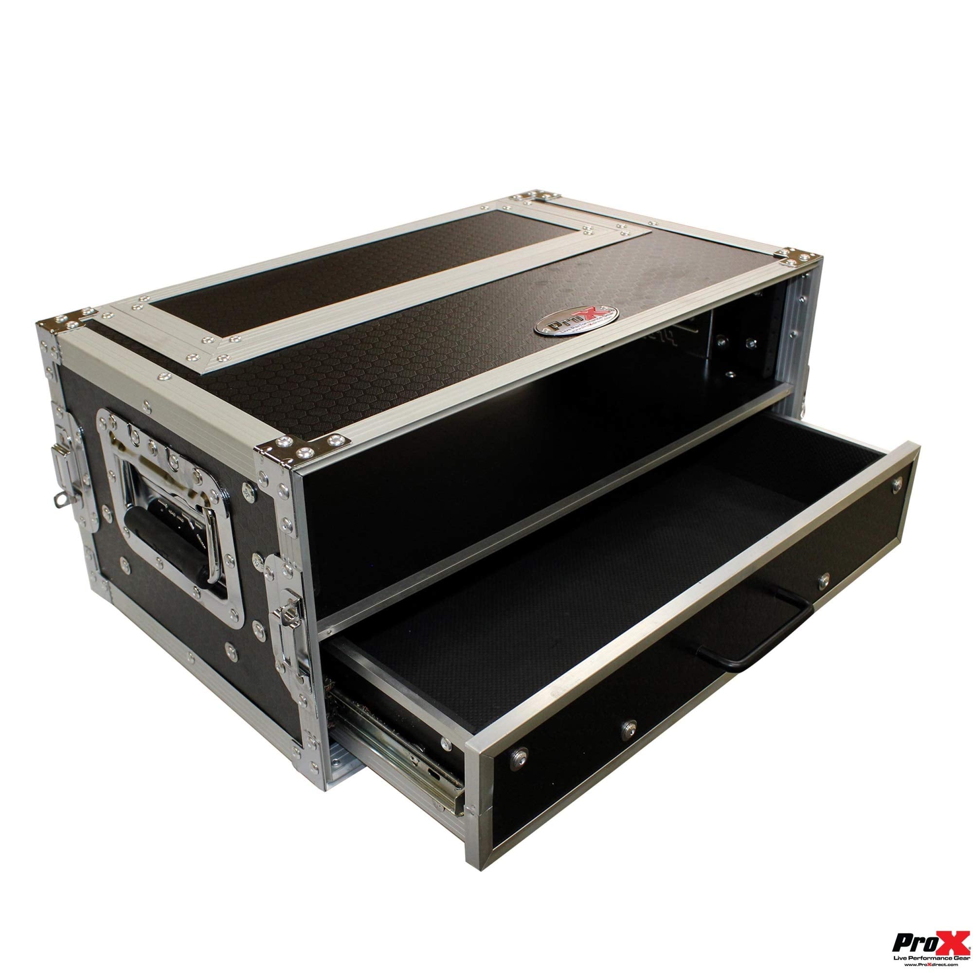 Prox Xs Wm2U2Dr 2U Rack Case With 2U Rack Drawer 12'' Deep