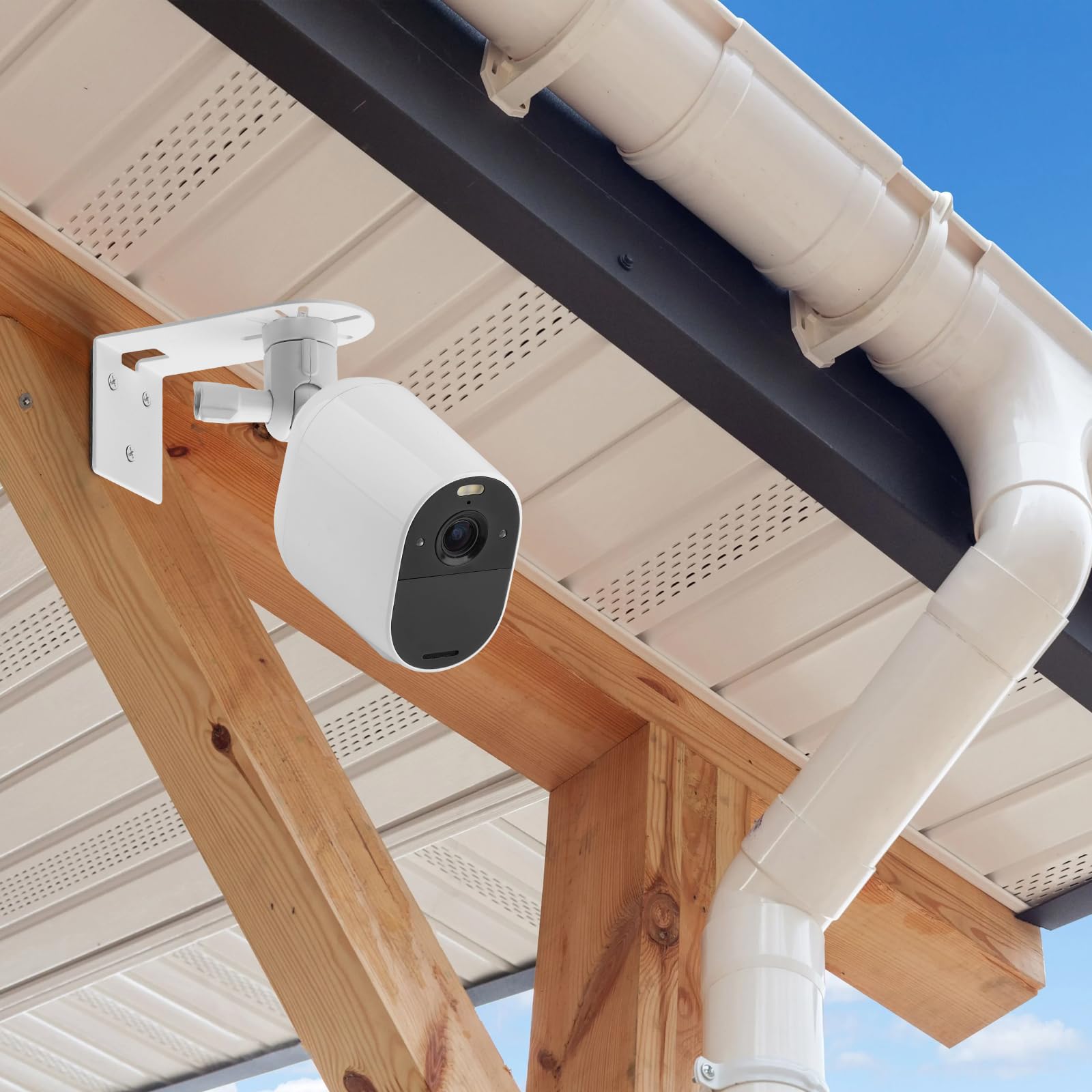 2Pack Adjustable Metal Camera Mount For Arlo Essential/Xl 2Nd Generation/Arlo Pro 4/Pro 3/Pro2/Pro/Pro 5S/Ultra2/Ultra, Mounting Bracket Outside For Arlo Camera,No Drill Vhb Stick Or Screws