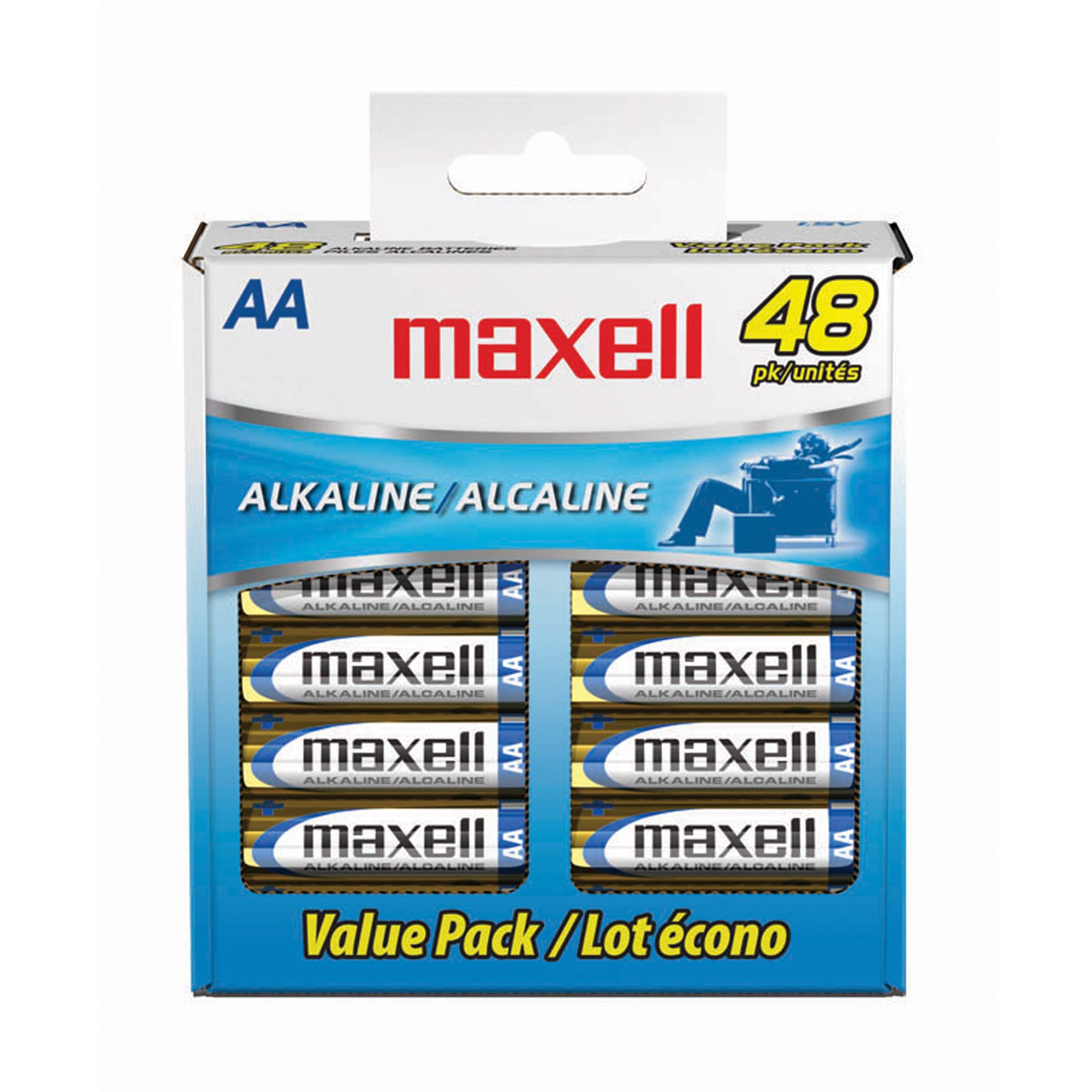 Maxell 48 Aa General Purpose Alkaline Batteries