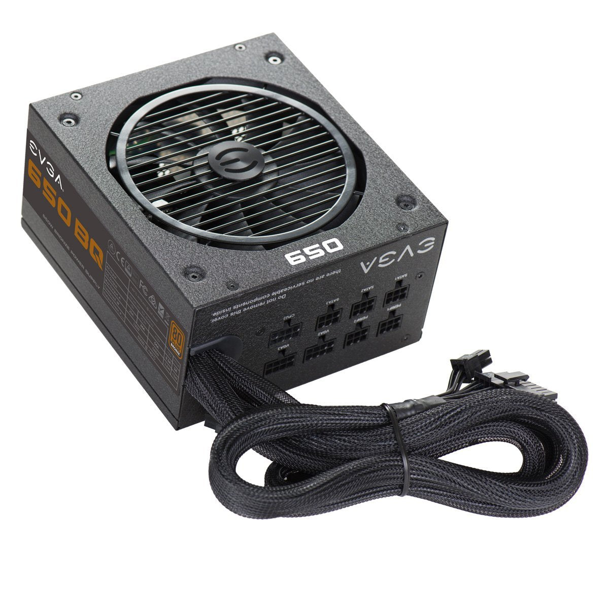 Evga 650 Bq, 80+ Bronze 650W, Semi Modular, 5 Year Warranty, Includes Free Power On Self Tester, Power Supply 110 Bq 0650 V1