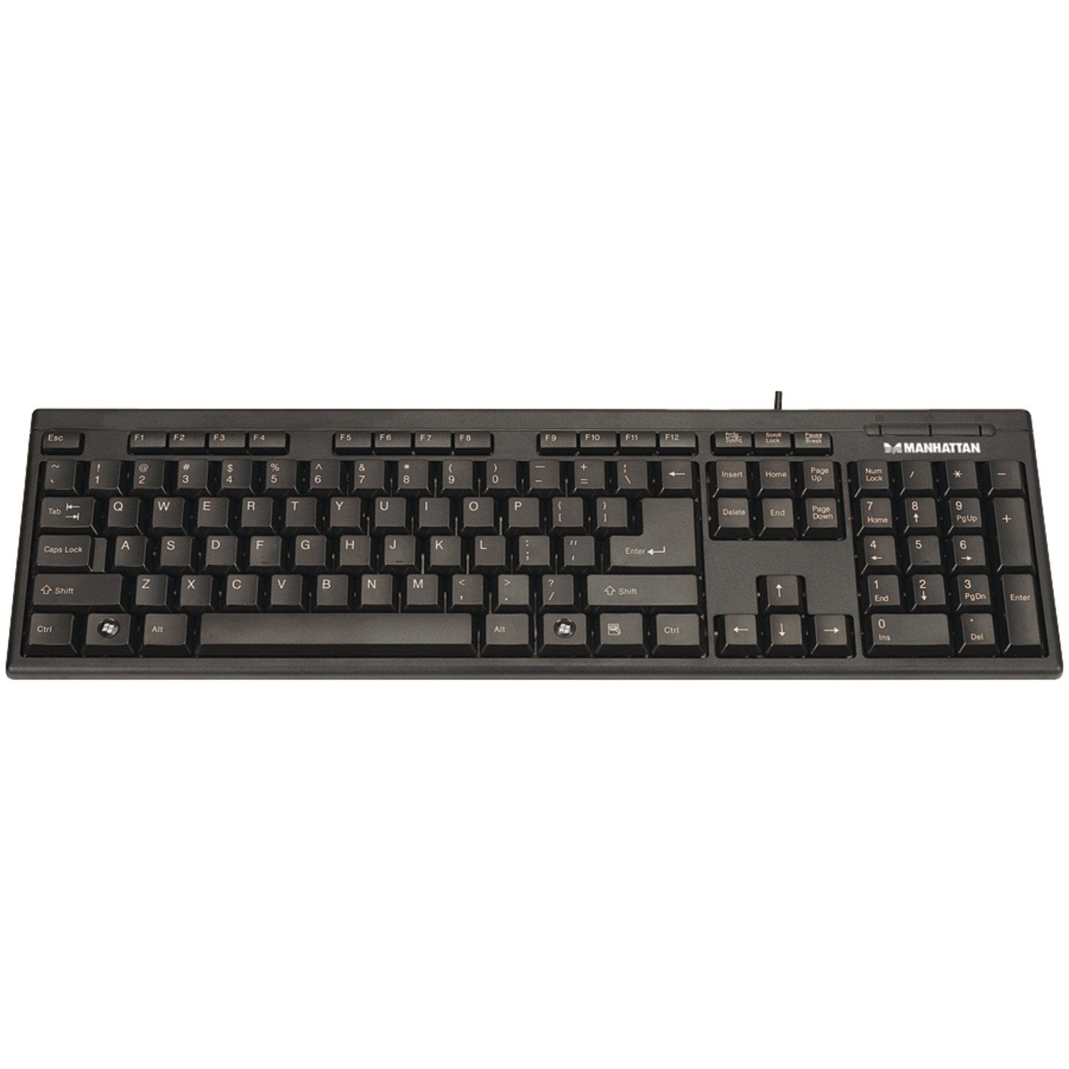 Manhattan Enhanced Keyboard (175708), Black