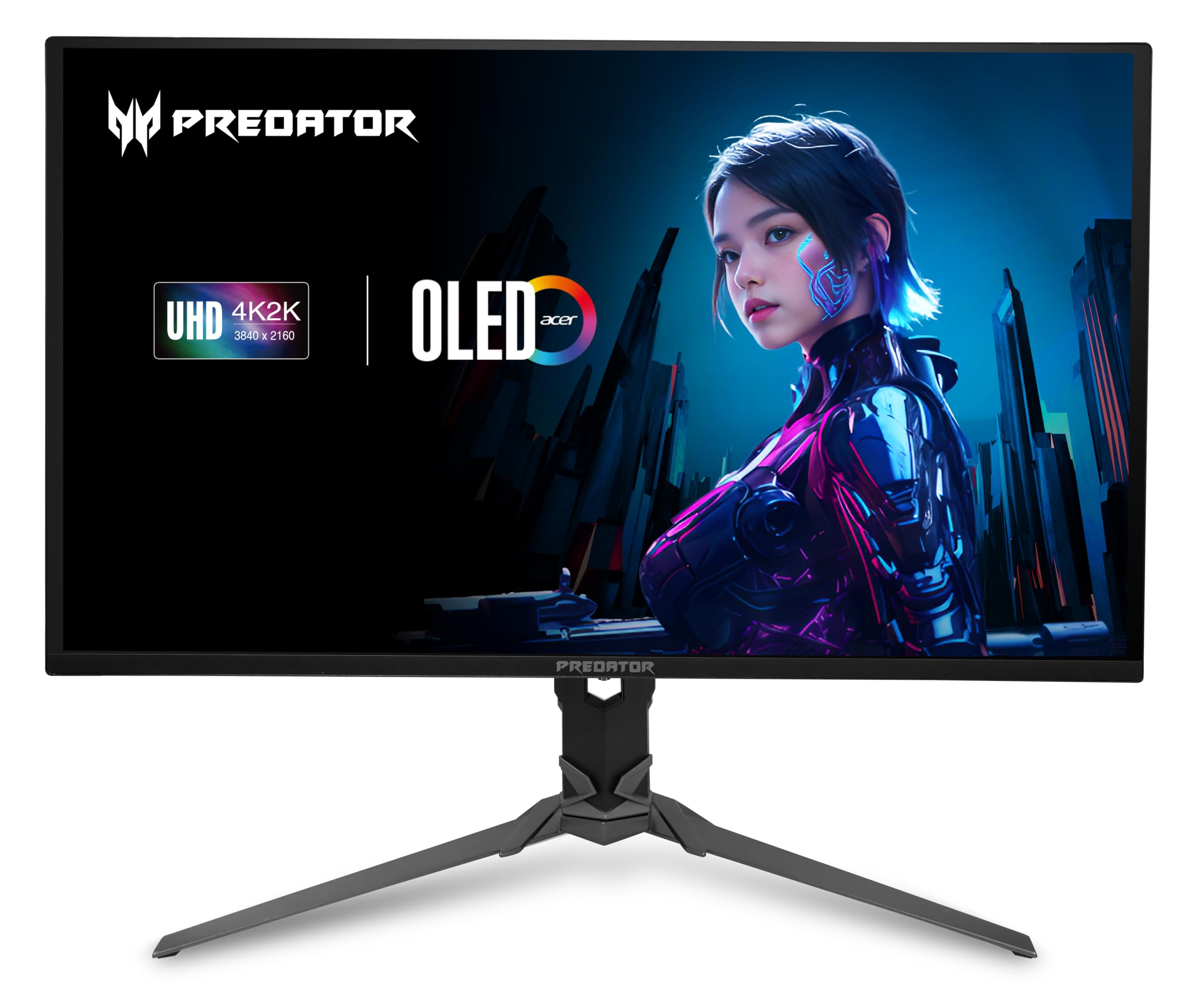 acer Predator Gaming Monitor | 31.5 UHD 3840 x 2160 OLED | AMD FreeSync Premium Pro | 165Hz | 0.03ms | VESA DisplayHDR True Blac