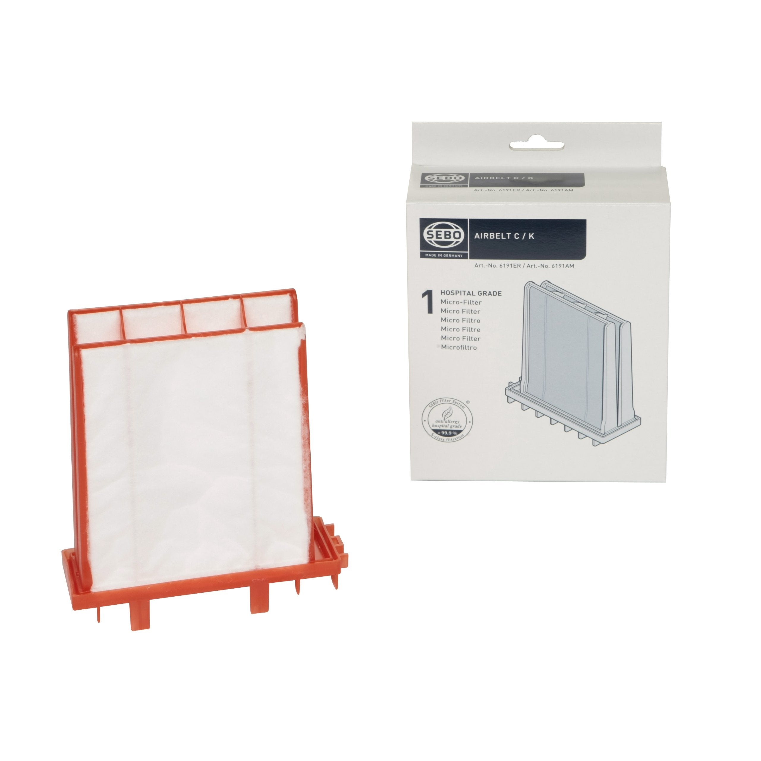 Sebo Hospital Grade Micro Filter Item #6191Am