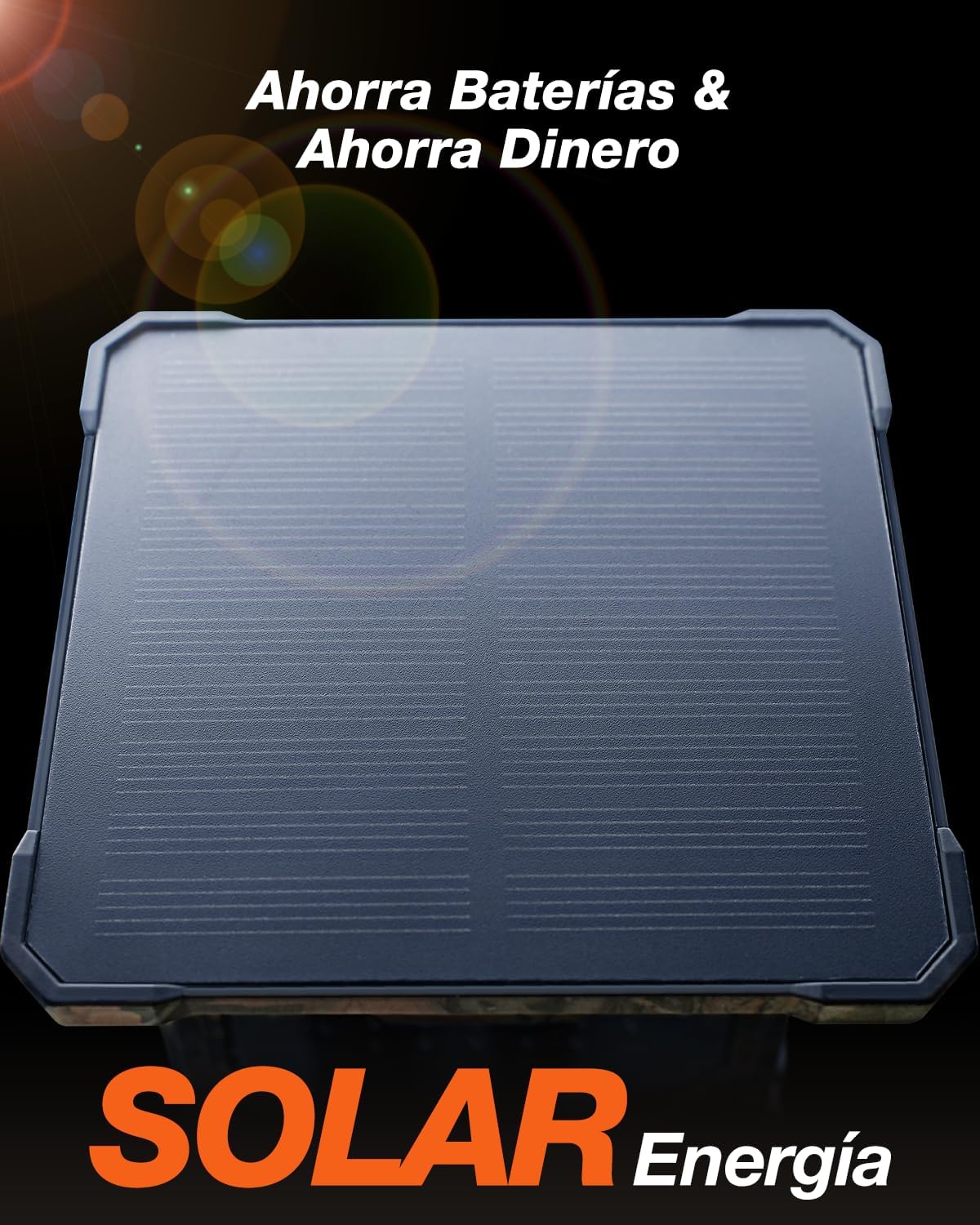 Izeeker Solar Trail Camera 36Mp 2.7K 30Fps With Night Vision 5200 Mah Rechargeable Lithium Battery No Glow Infrared Leds, Game C