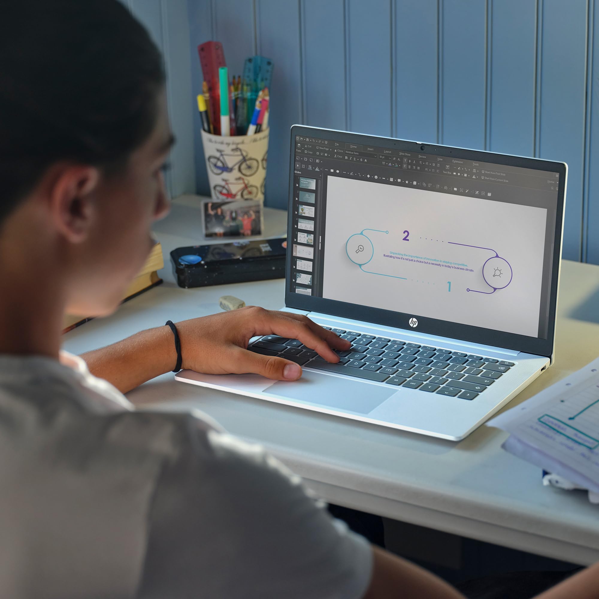 Hp Chromebook 14 Inch Laptop, Fhd Display, Intel N100 Up To 3.4Ghz, Intel Uhd Graphics, 4 Gb Ram, 64 Gb Emmc, Chrome Os, Bluetoo