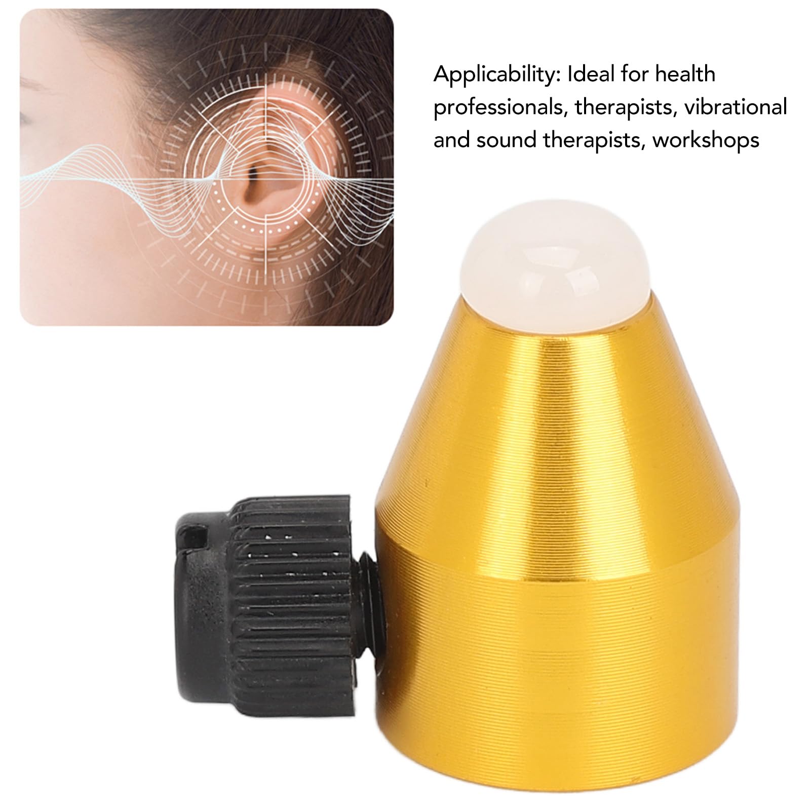 Saluaqui Tuning Fork For Healing, Tuning Fork Feet Accessory With Secure Hold, Stress Relief, Energy Healing, Reduce Anxiety, Me