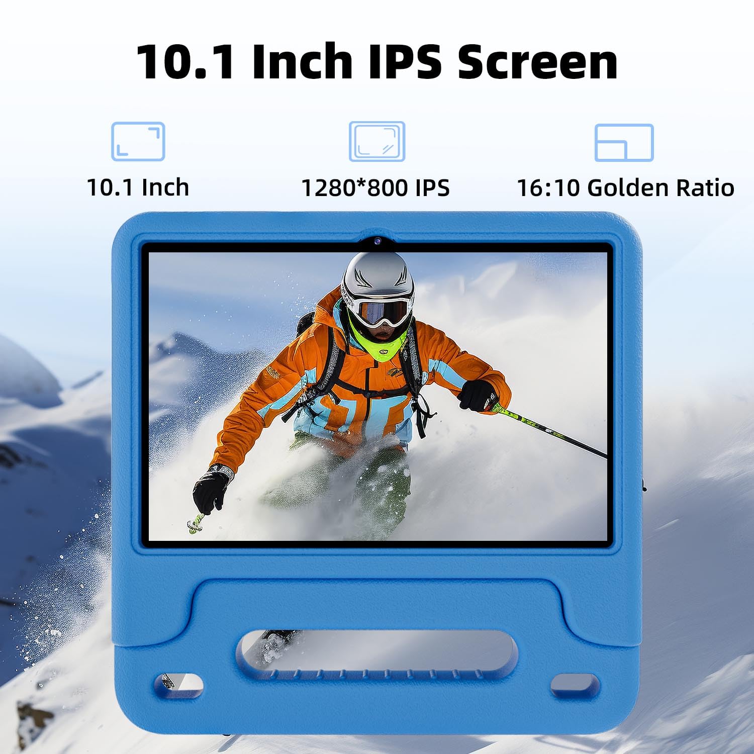 Android 14 Tablet, Octa Core Processor+64Gb Rom+10Gb Ram (4+6), 10.1 Inch Tablet With 6000Mah Battery, 18W Pd Charging,1280X800