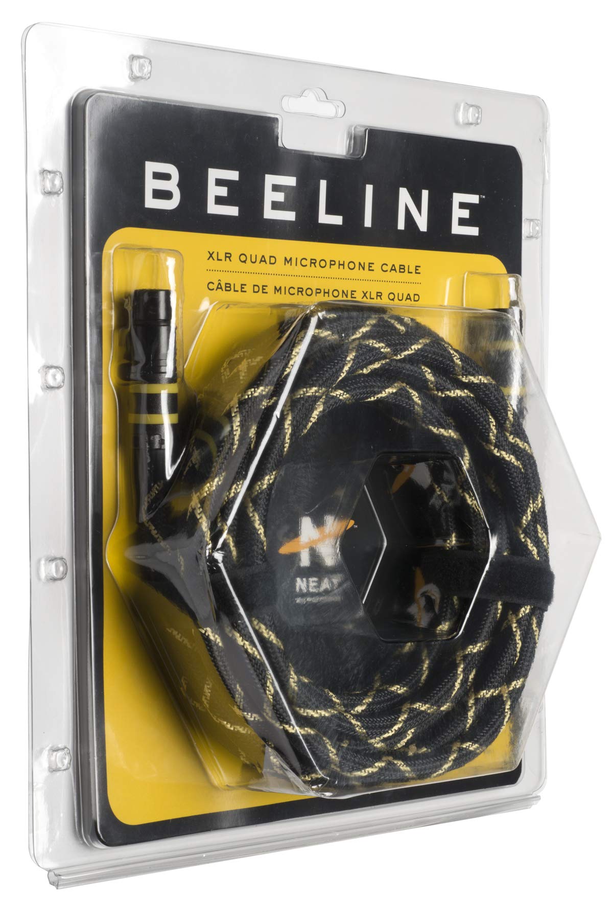 Neat Bee Line Quad Conductor Microphone Cable, 20 Feet