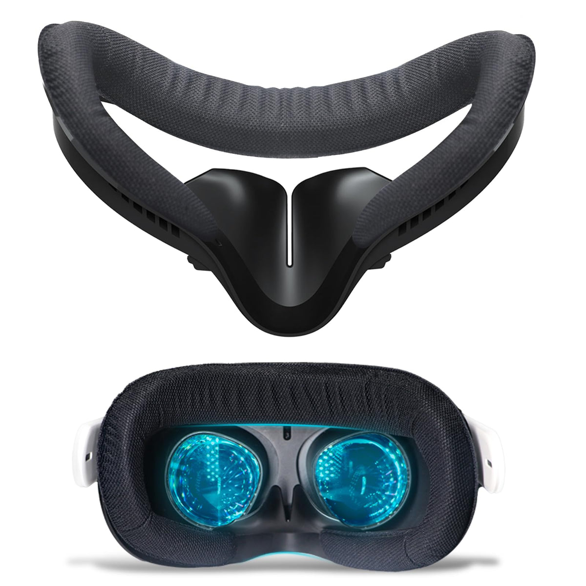 Compatible With Oculus Quest 2 Face Bracket Replacement,Vr Breathable Foam Face Pad Protective For Meta Quest 2,Comfortable Face