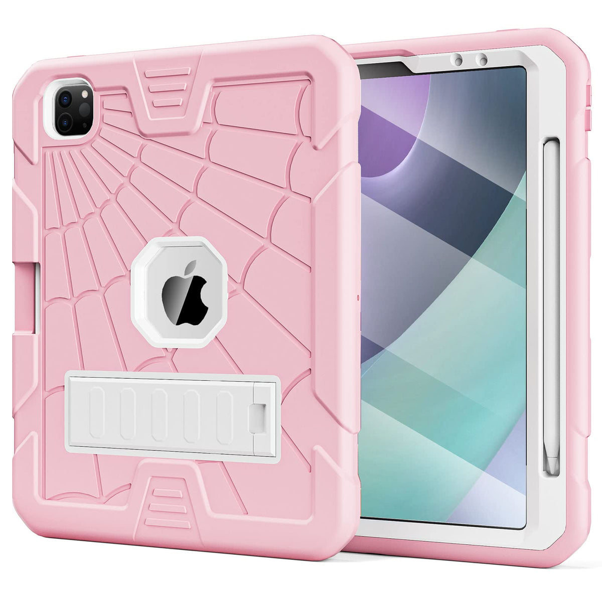 Tsqqst Case For Ipad Pro 11 Inch For Kids Girls With Screen Protector Pencil Holder | Rugged Shockproof Protective Case For Ipad