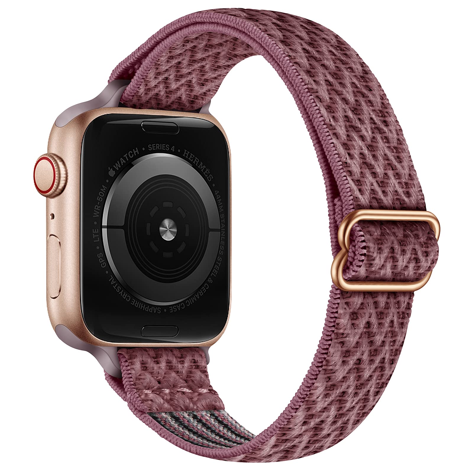 Sicciden Slim Stretchy Bands Compatible With Apple Watch Band 42Mm (Series 10) 41Mm 40Mm 38Mm, Women Band Nylon Thin Strap For I