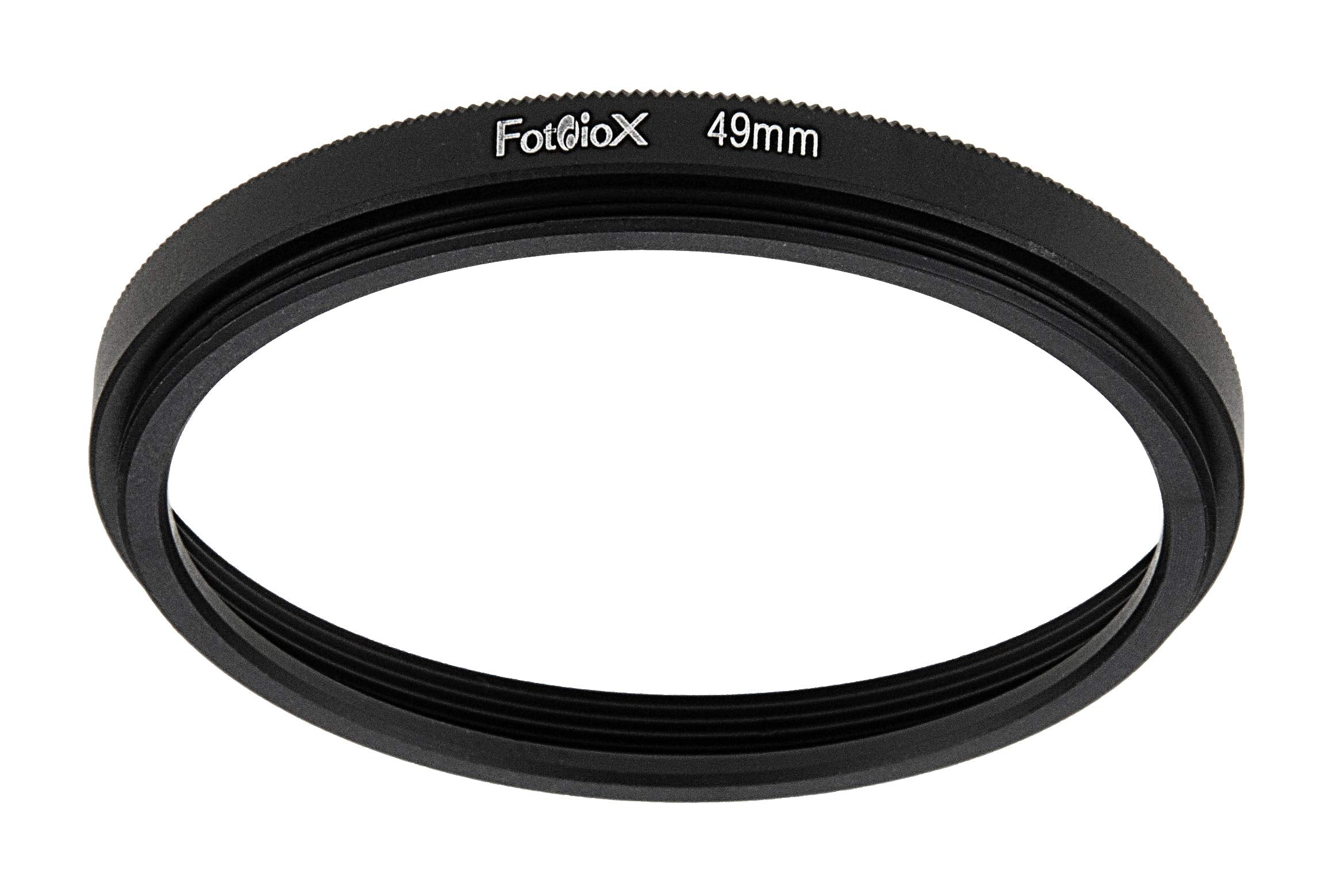 Fotodiox Metal Spacing Ring, Anodized Black 49-49Mm