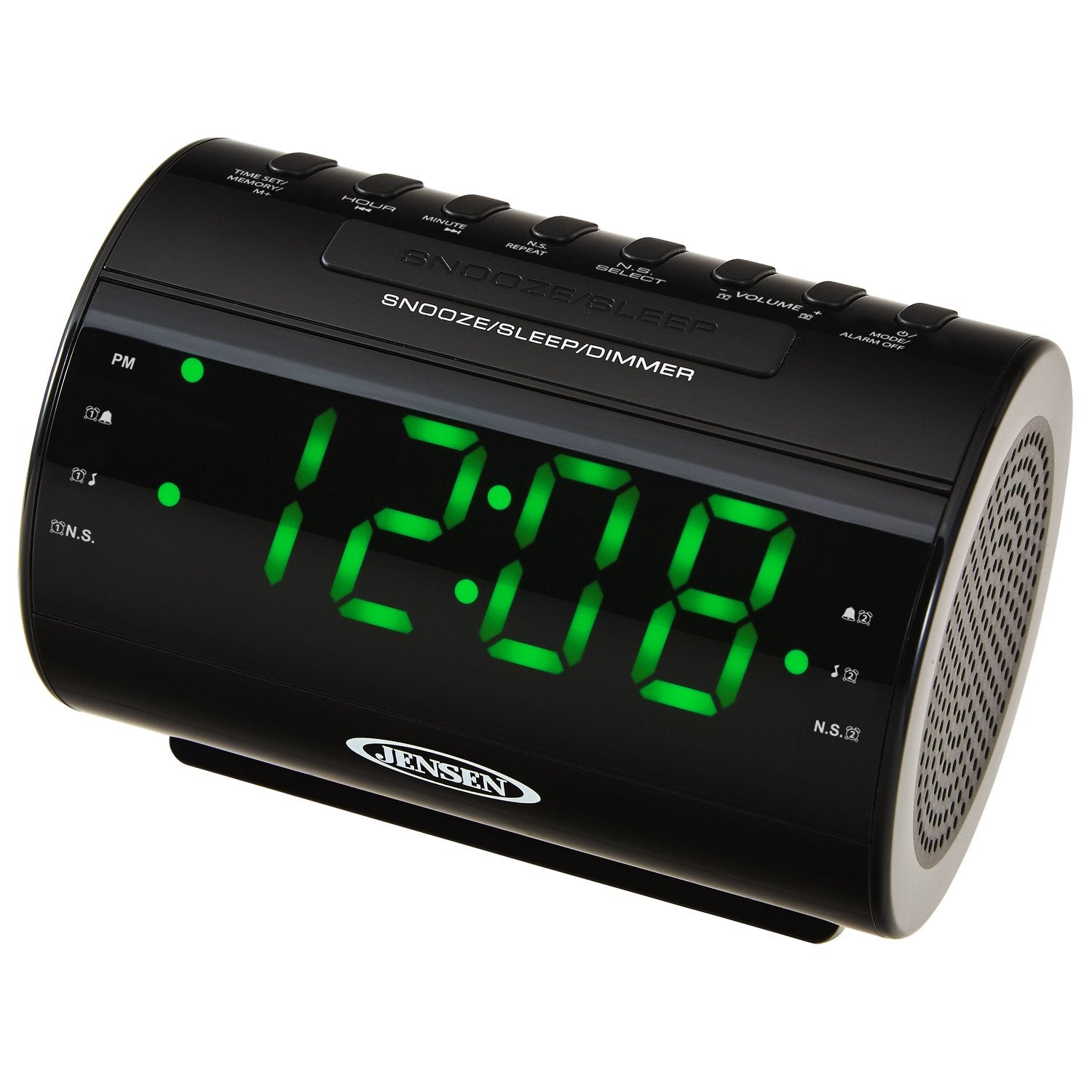 Jensen Jcr 210 Am/Fm Digital Dual Alarm Clock Radio With Nature Sounds