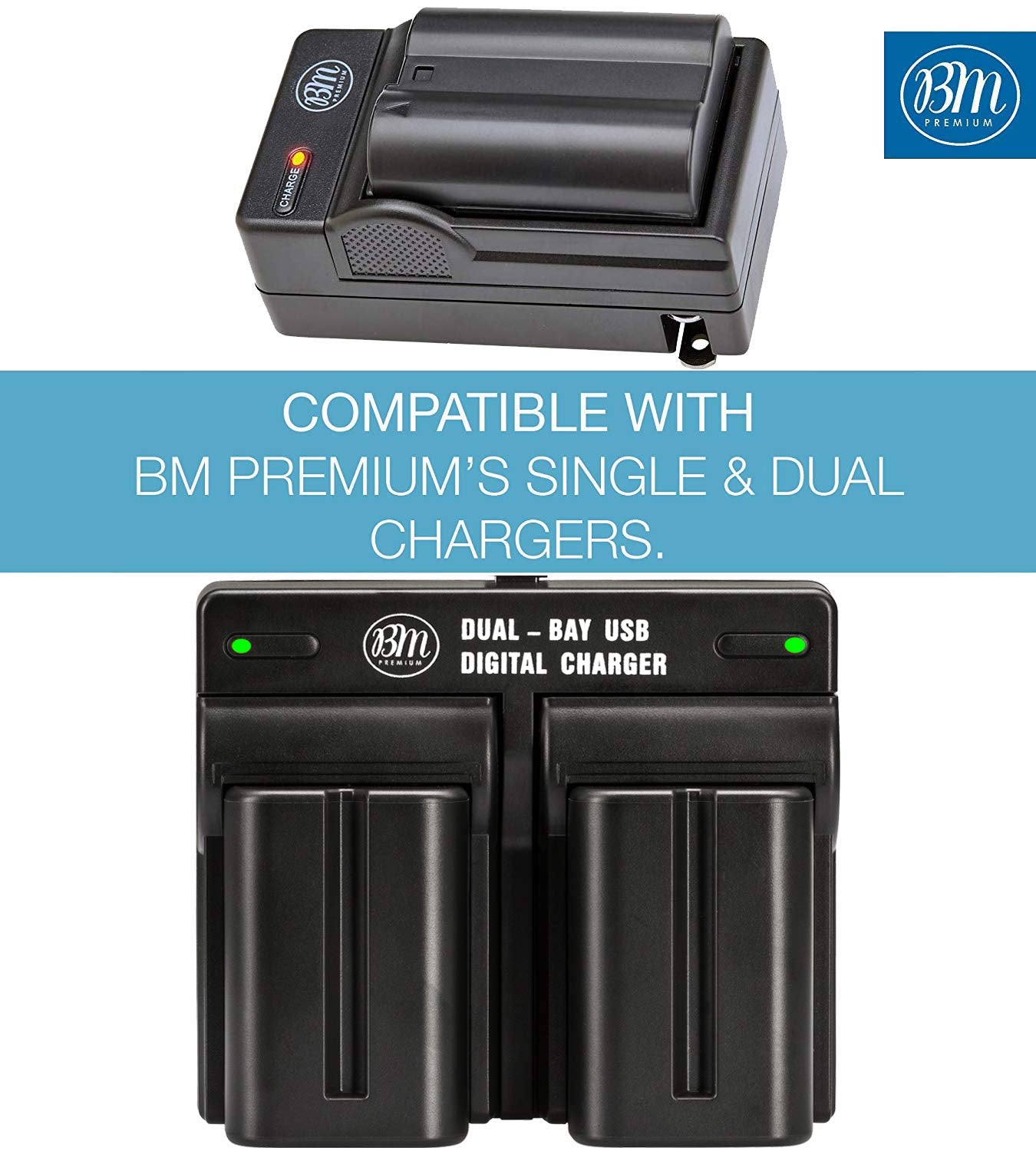 BM Premium 2 NP FM500H Batteries for Sony Alpha a77II, a68, SLT A57, A58, A65V, A77V, A99V, A200, A300, A350, A450, SLTA500, SLTA550, SLTA560, SLT A580, SLT A700, SLT A850, SLT A900 DSLR Camera