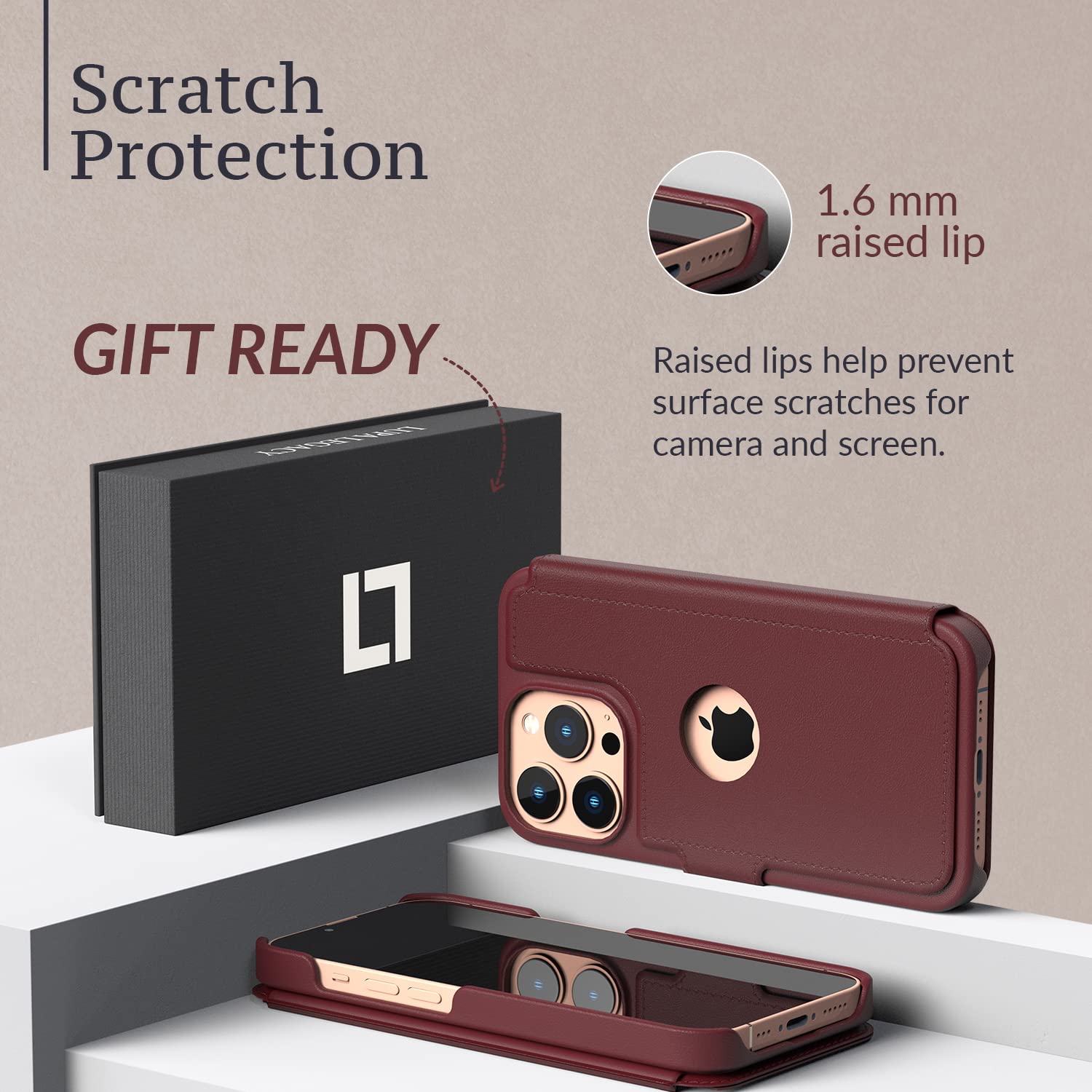 Lupa Legacy Iphone 13 Pro Max Wallet Case   Case With Card Holder   [Slim + Durable] For Women And Men   Iphone 13 Pro Max Flip