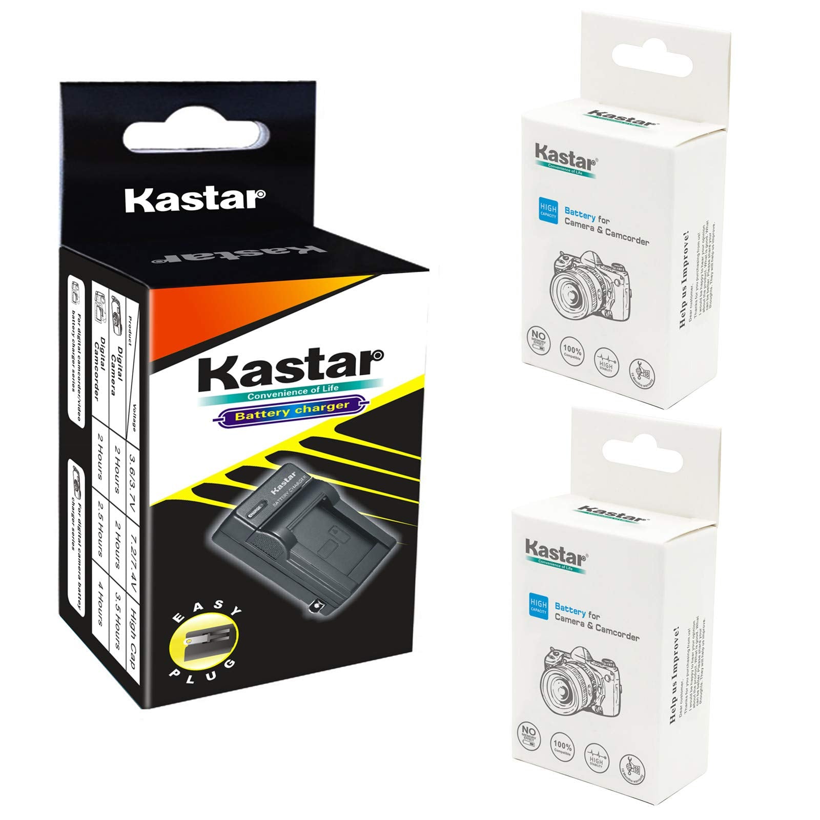Kastar 2 Pack Battery And Charger For Sony Np Fp50 Handycam Dcr Hc21 Dcr Hc23 Dcr Hc30 Dcr Hc85 Dcr Hc94 Dcr Hc96 Dcr Sr100 Dcr