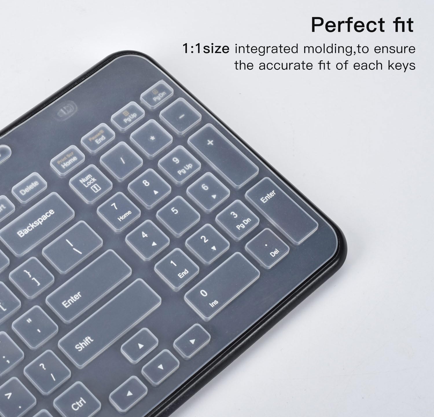 Keyboard Cover Skin For Logitech K360 Mk360 Wireless Keyboard, Logitech K360 Mk360 Waterproof Silicone Keyboard Protector, Logit