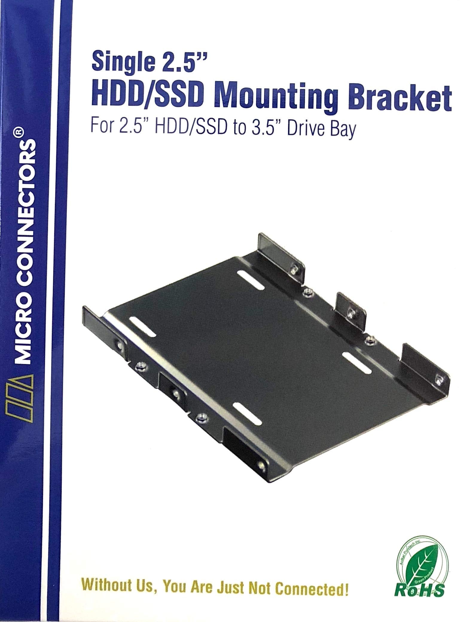 Micro Connectors Single 2.5 Metal Hdd/Ssd Mounting Bracket Kit (L02-35125)