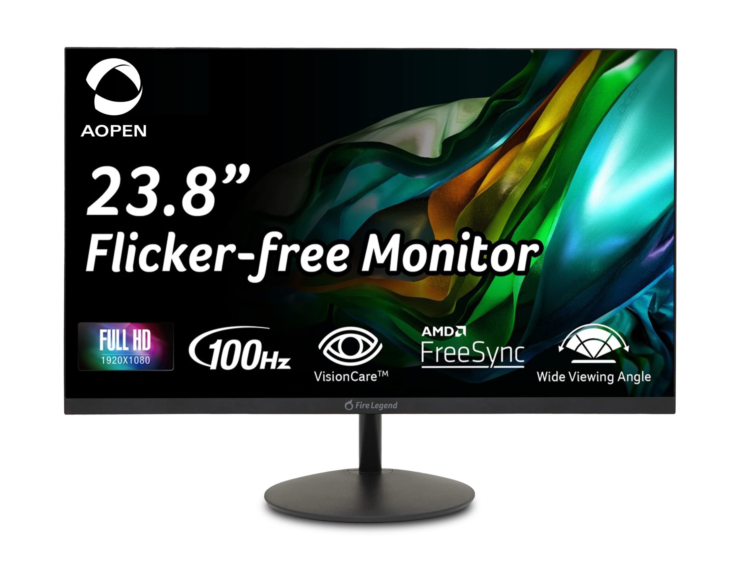 Aopen 24Sa2Y Hbi 23.8'' Full Hd (1920 X 1080) Zero Frame Gaming Office Monitor  Amd Freesync Technology  Ultra Thin Stylish Desi