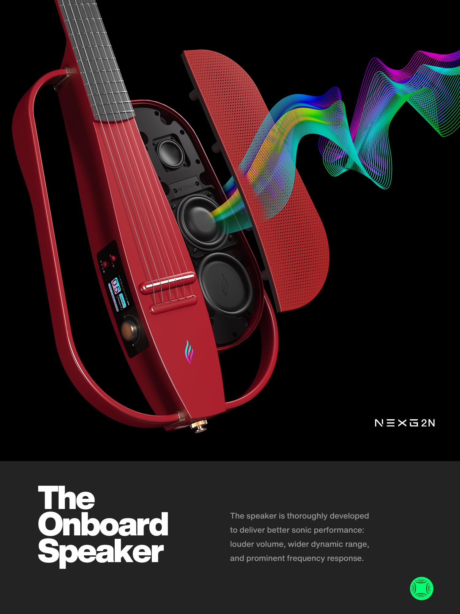 Enya Acoustic-Electric Carbon Fiber Classical Nylon String Travel Guitar Nexg 2N Smart Acustica Electric Guitarra With 50W Wirel