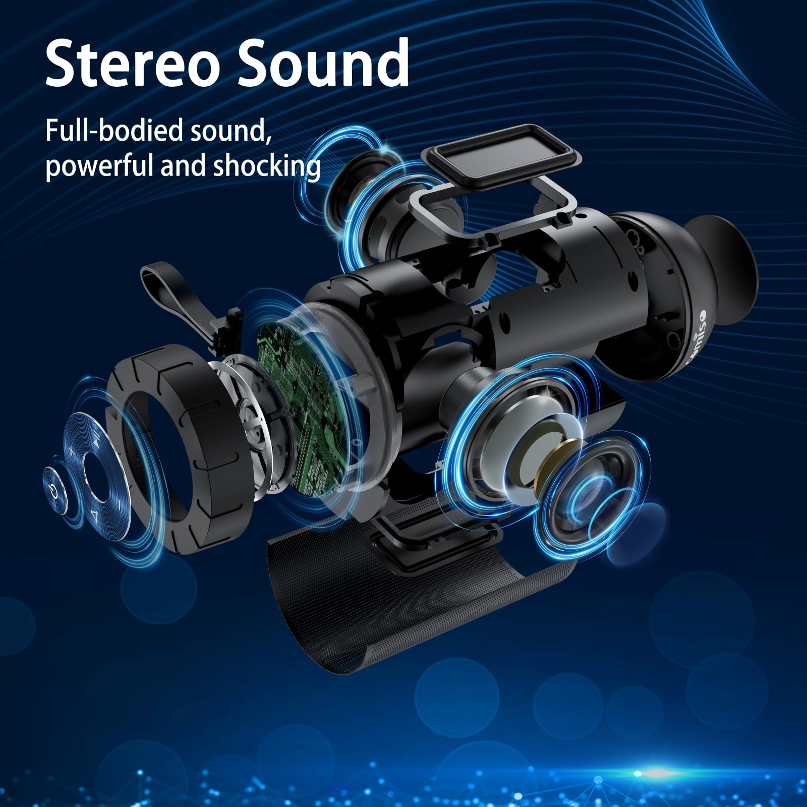 Comiso Bluetooth Speaker, Ipx5 Waterproof Portable Speaker With 360� Hd Surround Sound, Punchy Bass, Wireless Tws Pairing, 24H Playtime, Wireless Speakers For Home/Outdoor/Camping/Beach, Birthday Gift