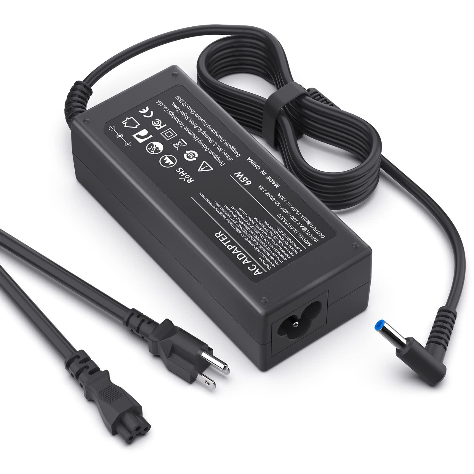 65W/45W Charger For Hp Laptop 17 17 Ak, 17 By, 17 Ca, 17 Cn, 17 Ar, 17 Bs: 17 Ak013Dx, 17 By1053Dx, 17 By0021Dx, 17 By0088Cl, 17 Bs062St, 17 Ca0020Nr, 17 Ar050Wm, 17 Cn0021Nr, 17 Cn0025Nr