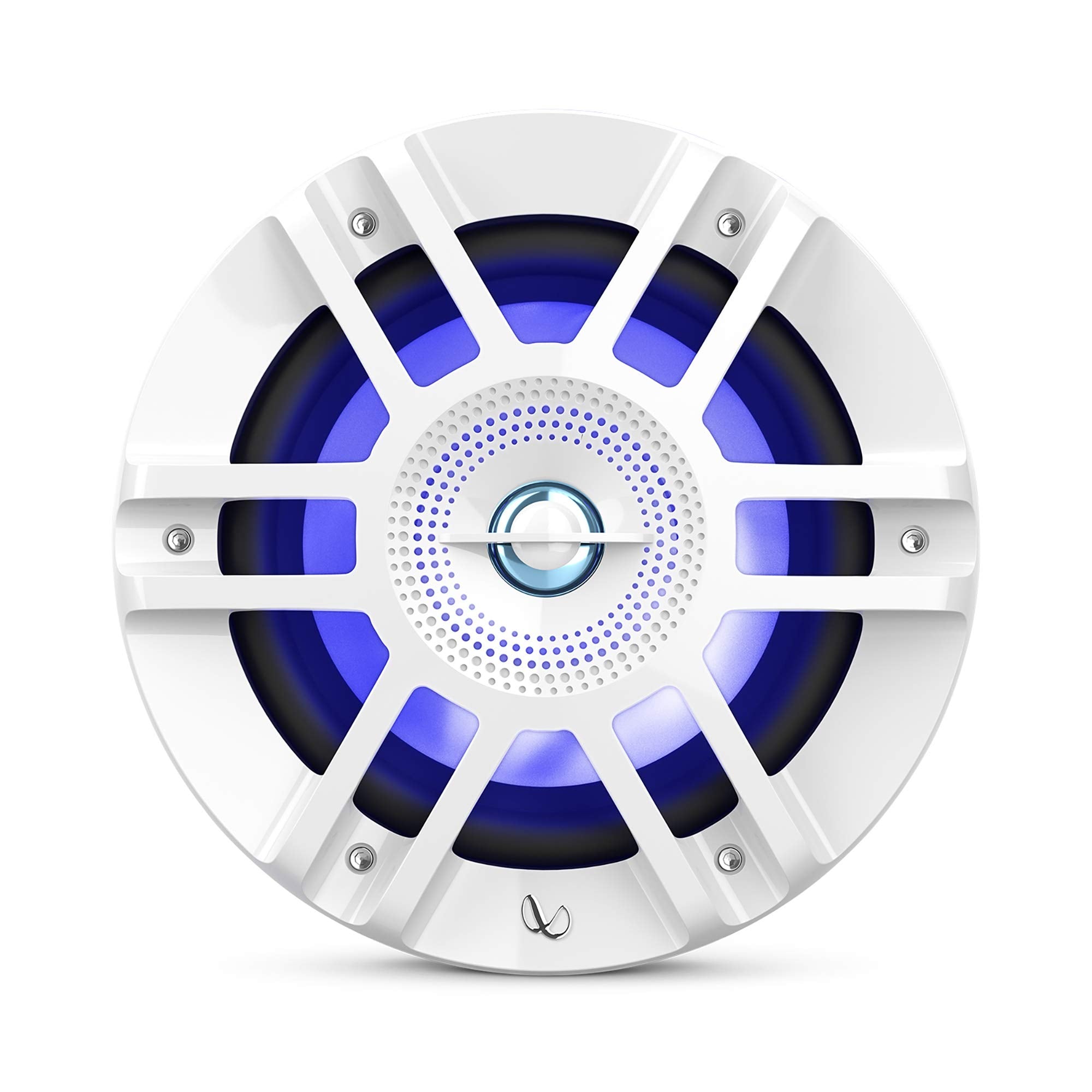 Infinity Kappa6120Mam   Kappa Marine Kappa6120M White 6.5'' Premium 2 Way Rgb Led Coaxial Speakers