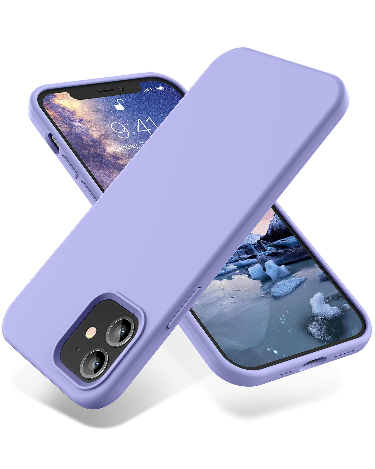 Otofly Compatible With Iphone 12 Case And Iphone 12 Pro Case 6.1 Inch(2020),[Silky And Soft Touch Series] Premium Soft Liquid Si