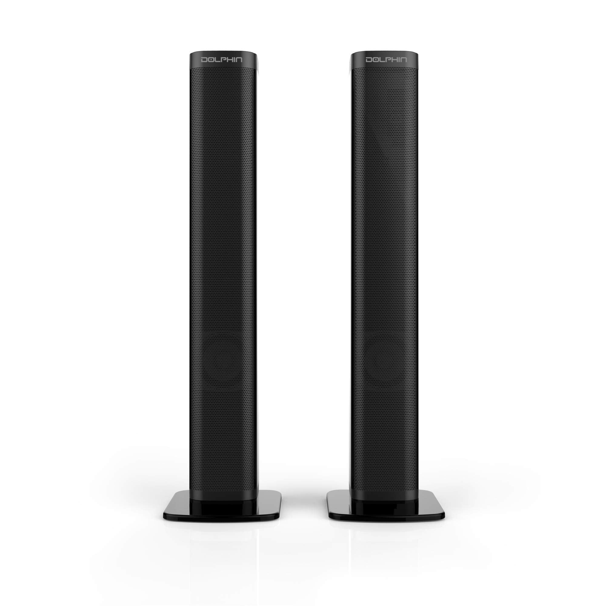 Dolphin Snb-37 Bluetooth Multi Configuration Soundbar Speaker For Tv, Single Convertible Soundbar Converts To Sound Towers, 37''