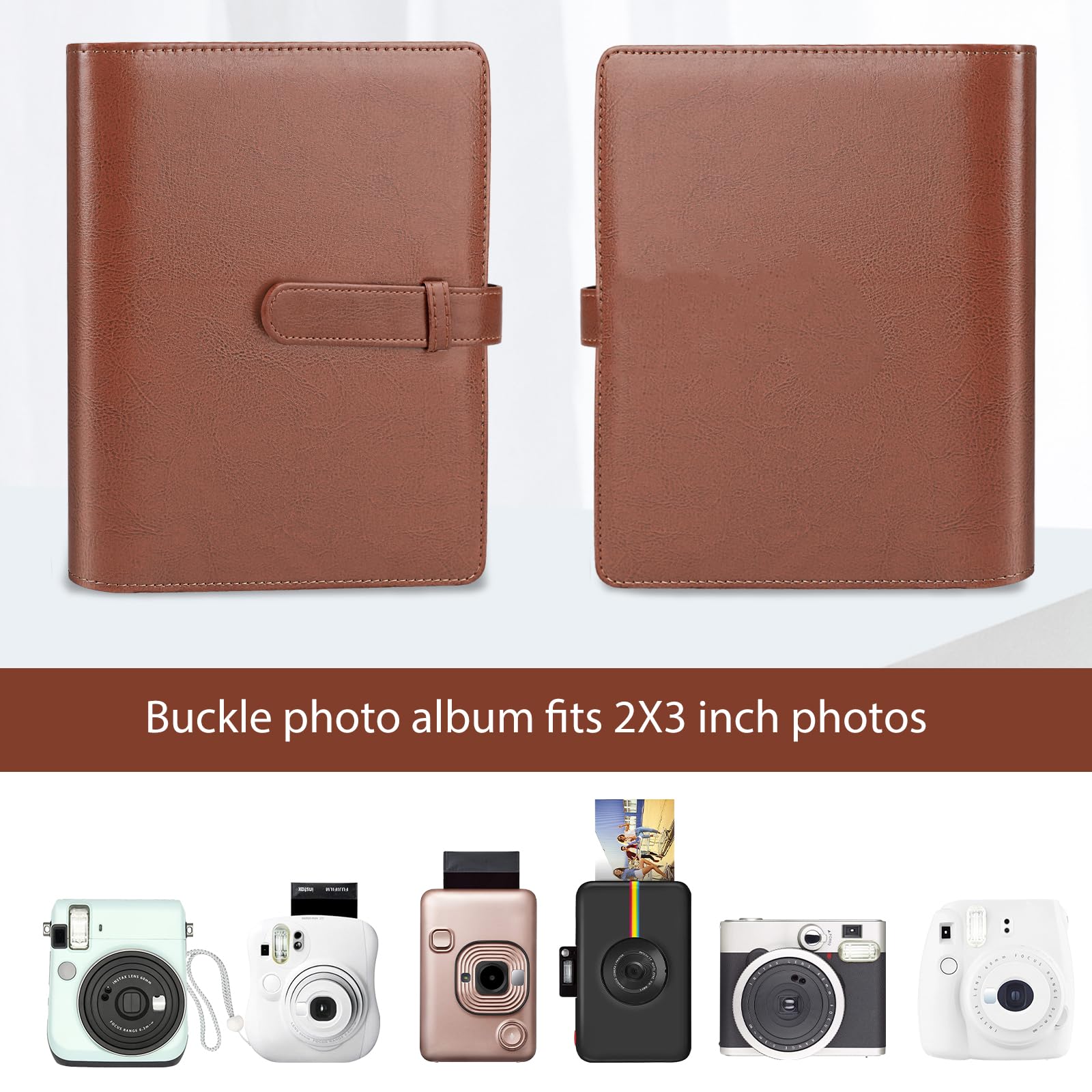 256 Pockets Photo Album For Fujifilm Instax Mini Liplay 11 9 8+ 8 7S Instant Camera/Mini Link Sp 1 Printer, Polaroid Snap Snapto