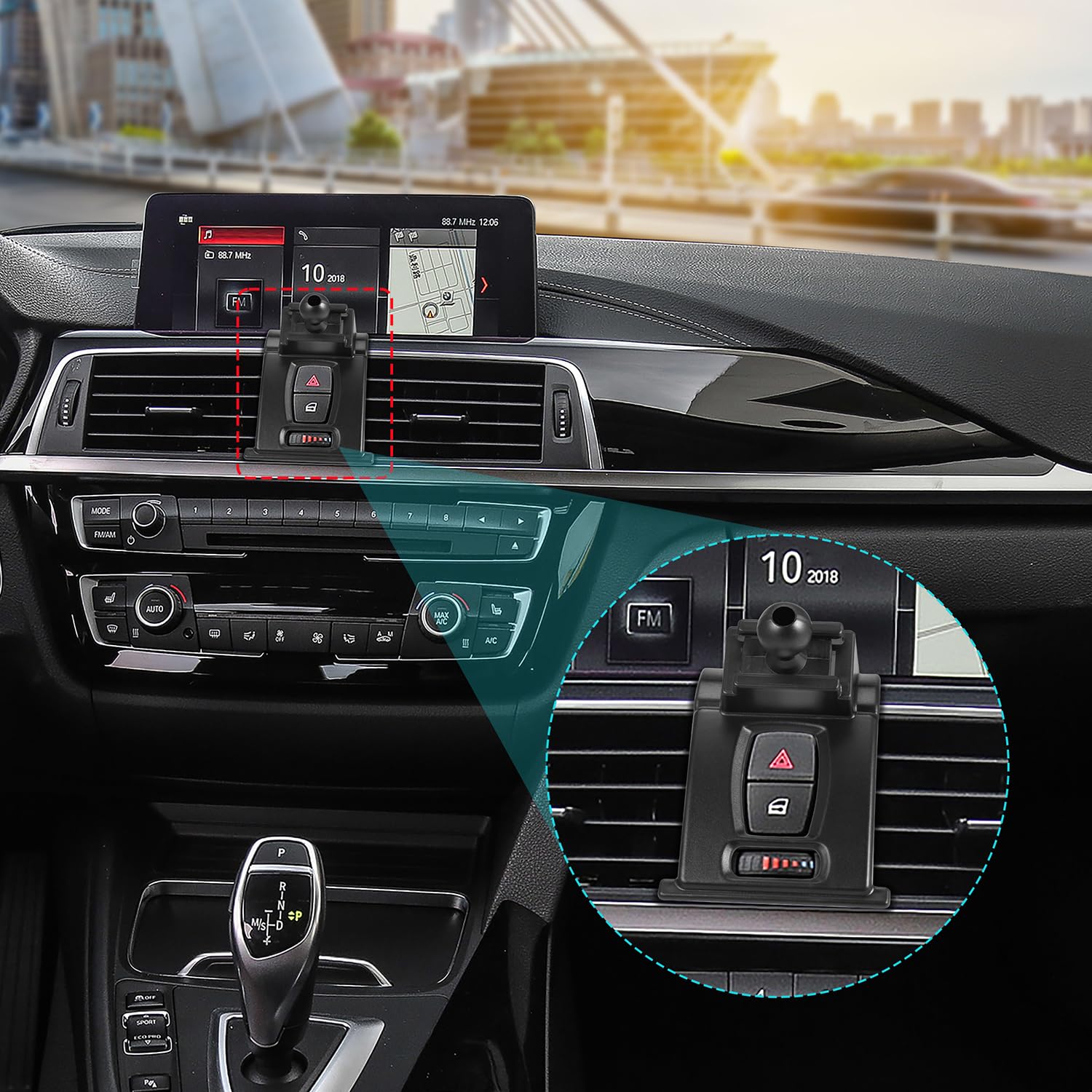 Szyuchen Car Cell Phone Holder Mount For Bmw 3-Series 328I 330I 320I 335I 2013-2018 Air Vent Accessories, Dashboard Bracket Comp