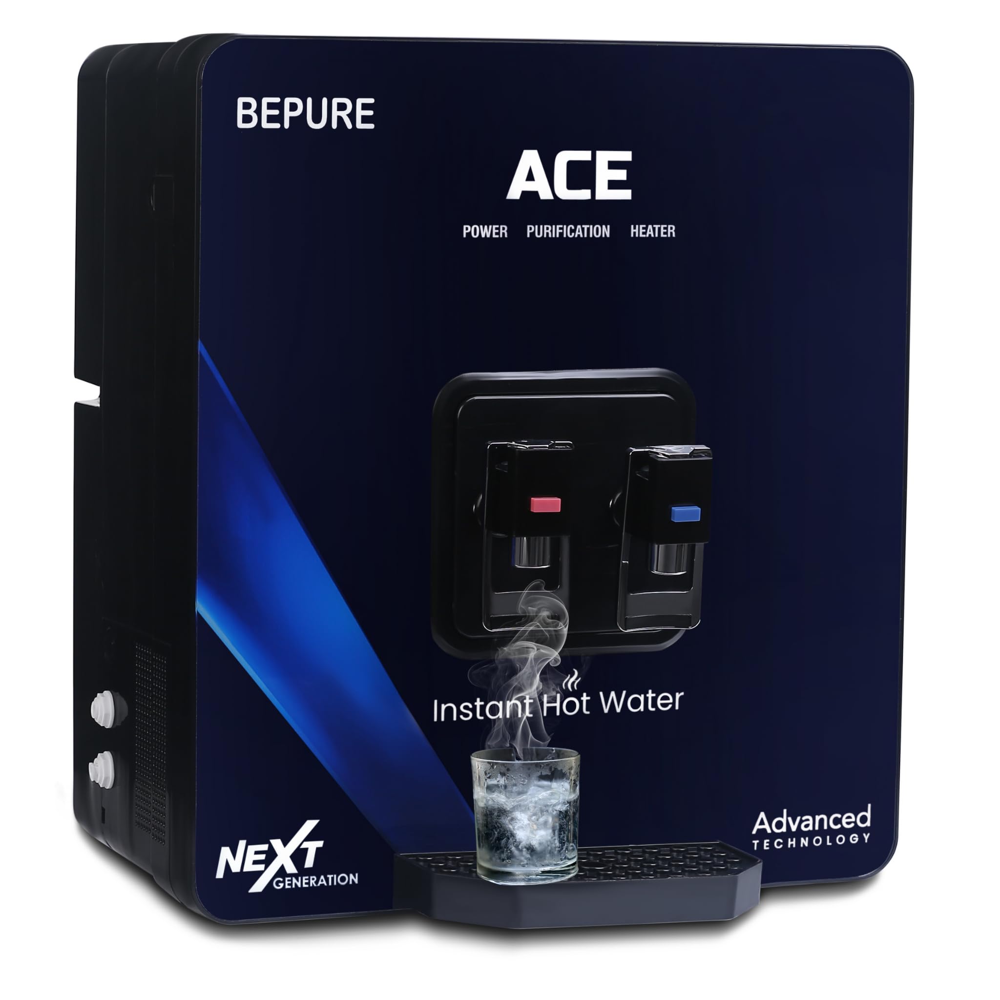 Bepure Ace Isi Mark Hot And Normal 9L Ro+Uv+Uf+Tds+ Copper Alkaline Water Purifier With Hot Water Function| 8 Stage Water Purifi