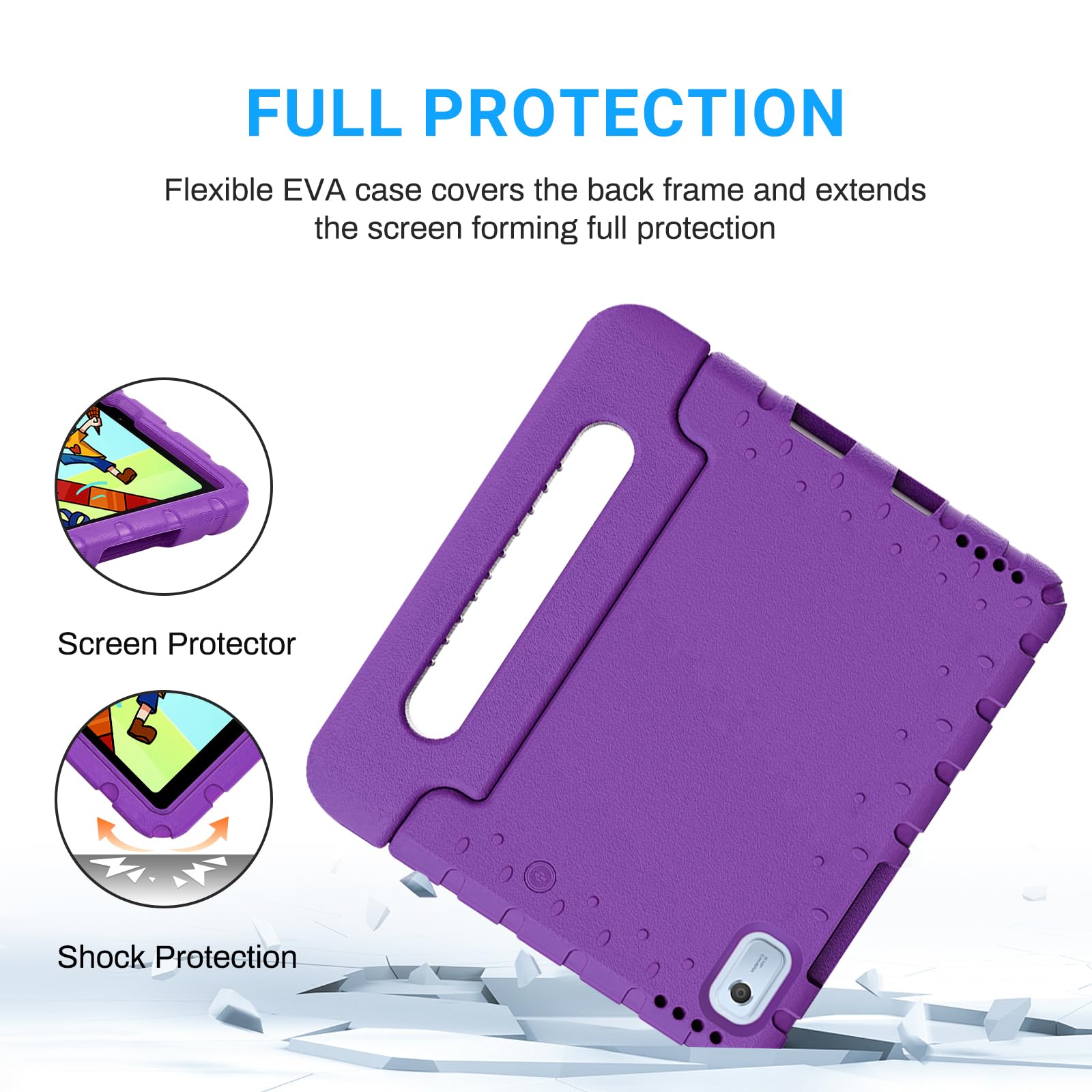 Bolete Kids Case For Lenovo Tab M9 9.0 Inch 2023 Model Tb-310Xu/Tb-310Fu, Android Tablet For Lenovo 9.0 Inch Case With Handle Ev
