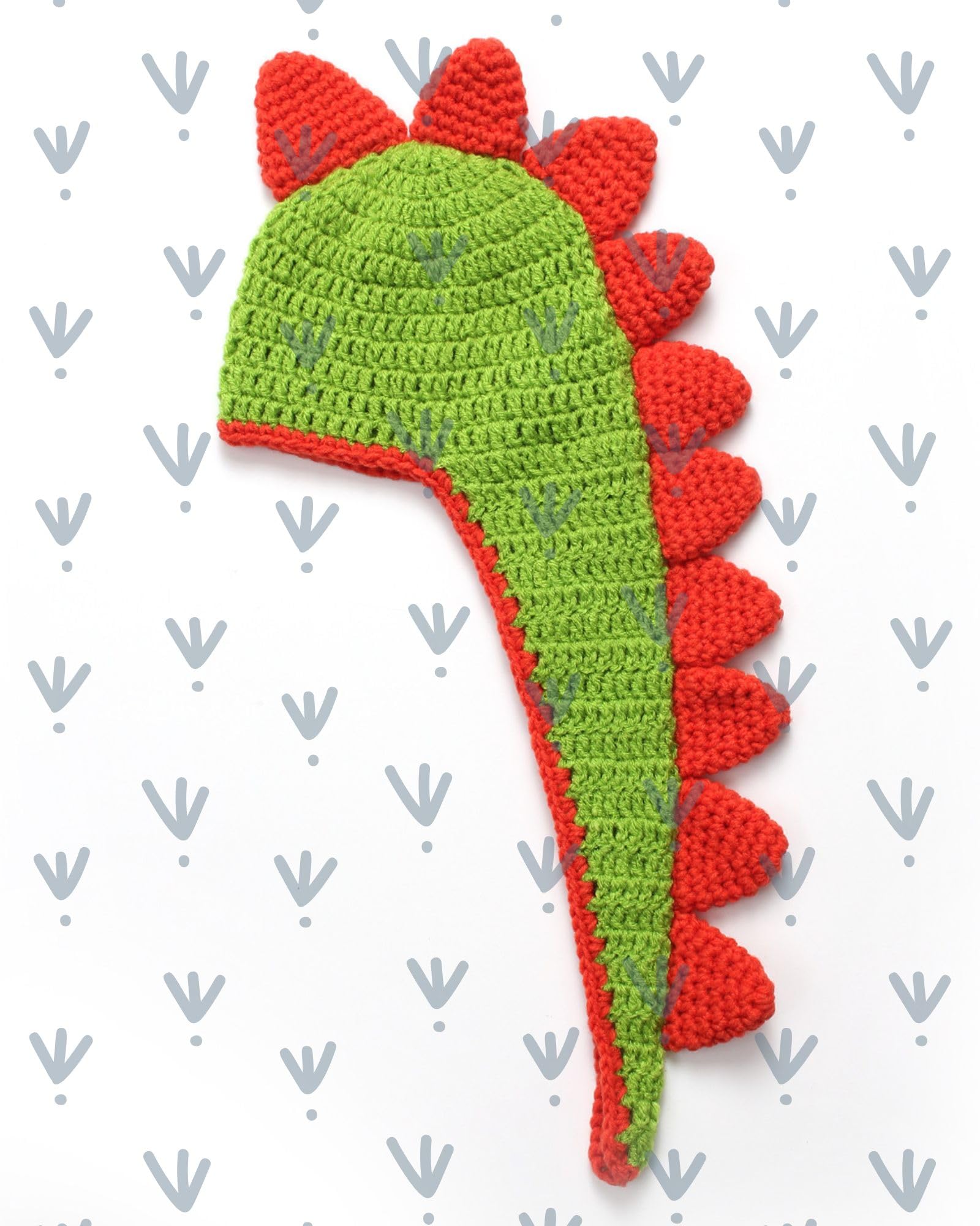 Bellasignoro Baby Photography Photo Prop Crochet Knit Photoshoot Costume Set Dinosaur (Green)