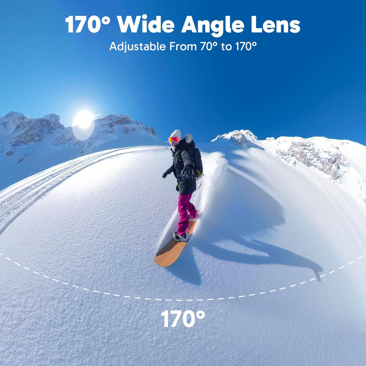 Dragon Touch 4K Action Camera 20Mp Vision 3 Underwater Waterproof Camera 170    Wide Angle Wifi Sports Cam With Remote 2 Batteri