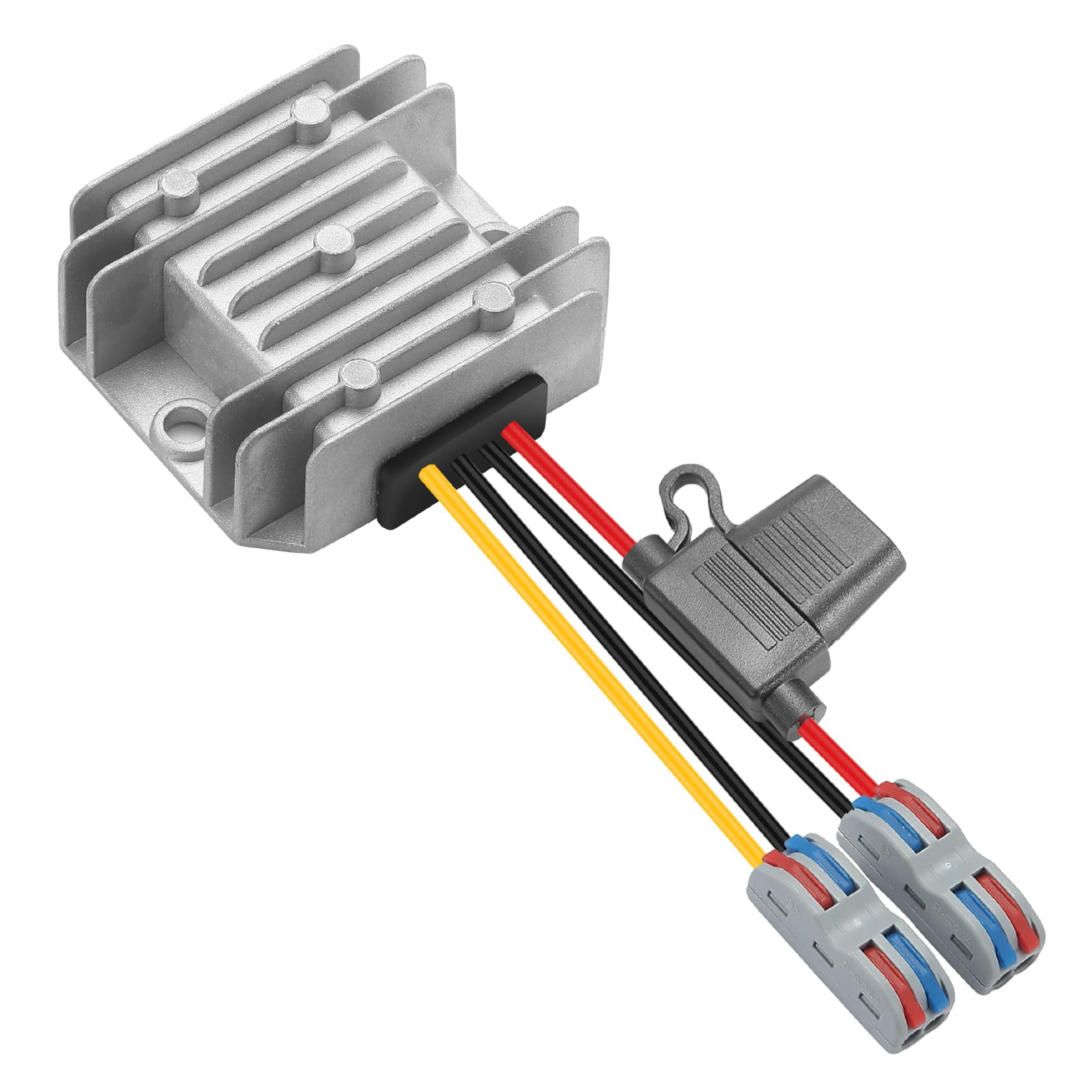 Dc/Dc Buck 15 35V To 12V Power Supply, Voltage Converter With Fuse To 24V To 12V10A 120W Max Power Transformer Waterproof Step D