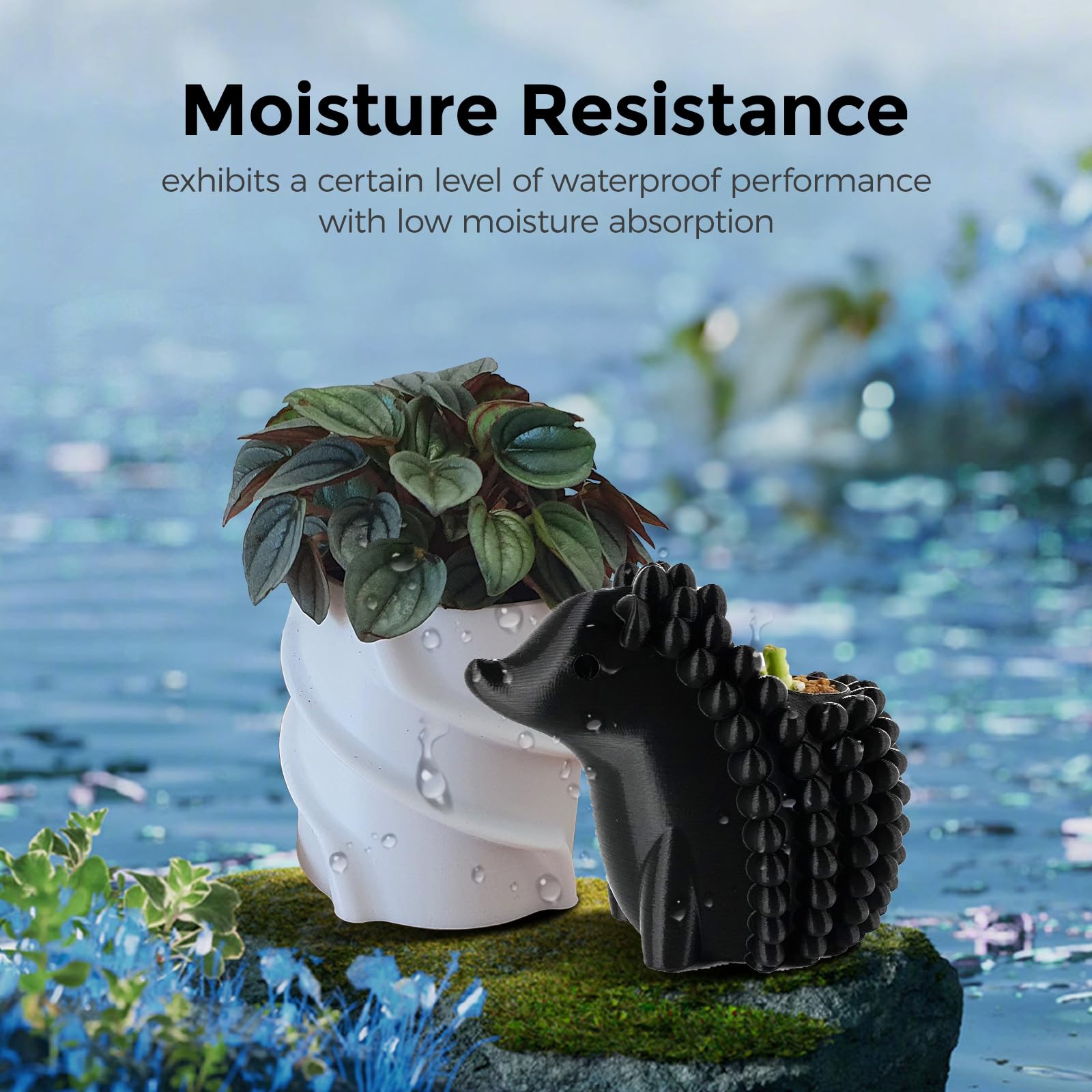 Flashforge Petg Pro Filament 1.75Mm Natural, 3D Printer Filament 1Kg (2.2Lbs) Spool, Dimensional Accuracy +/- 0.02Mm, 3D Printin