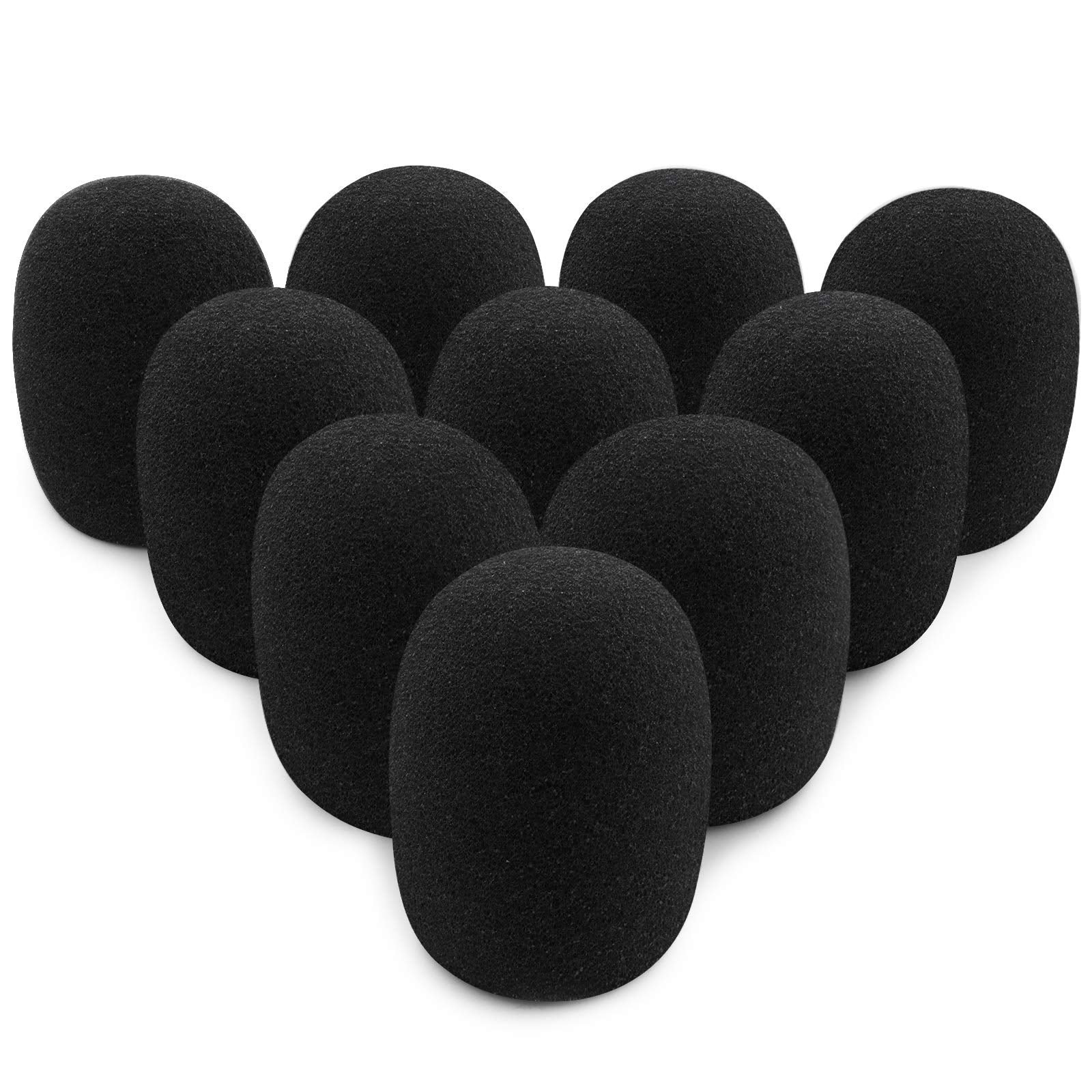 10 Pack Microphone Covers for Mic, Washable Microphone Wind Cover, Color Microphone Foam Covers, Microphone Filter Cover for KTV