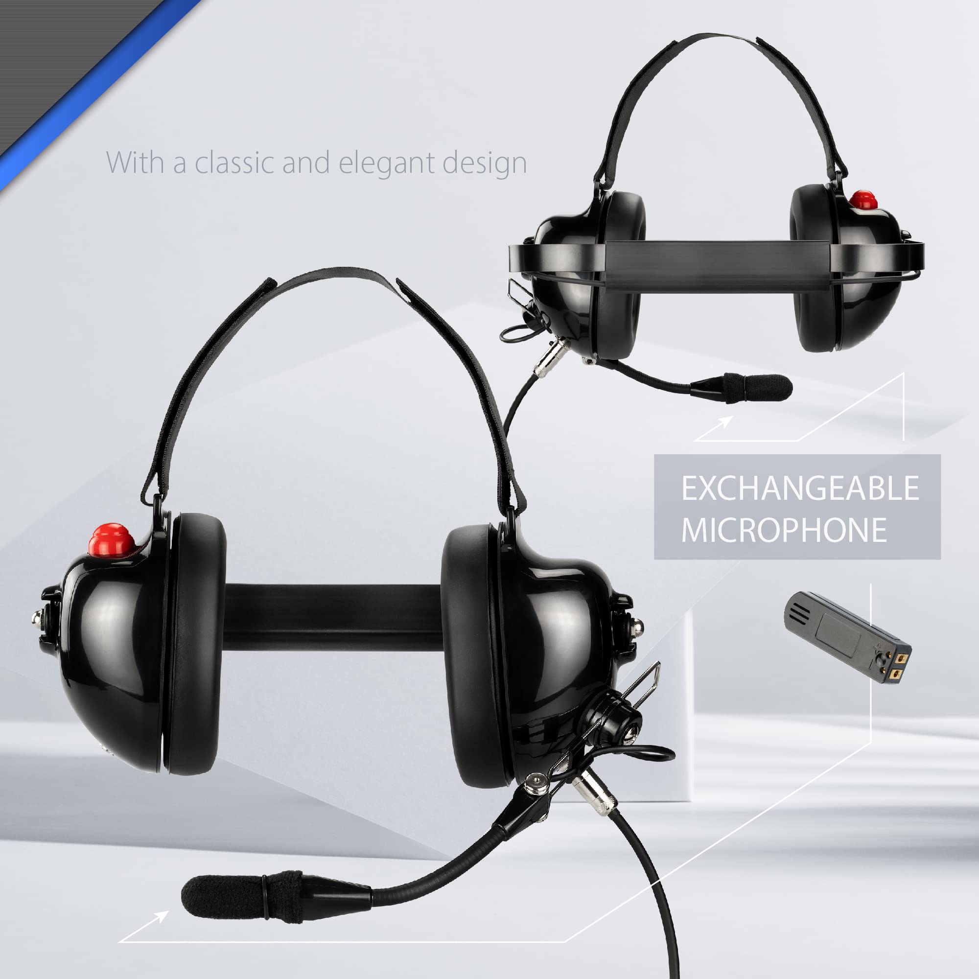 Arrowmax Ahdh0032 Bk M9 Noise Cancelling Headset Compatible With Motorola Apx6000 Apx7000 Apx8000 Xpr6350 Xpr6550 Xpr7550 Xpr735