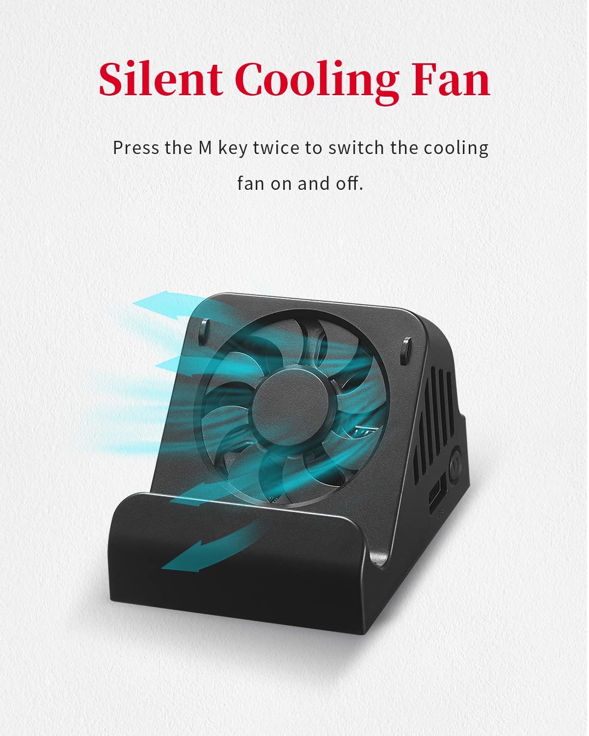 Txlbttl Switch Dock, Tv Projection Charging Dock For Switch, Cooling Fan Compact 4K Hdmi Adapter, Portable Switch Charging Stand